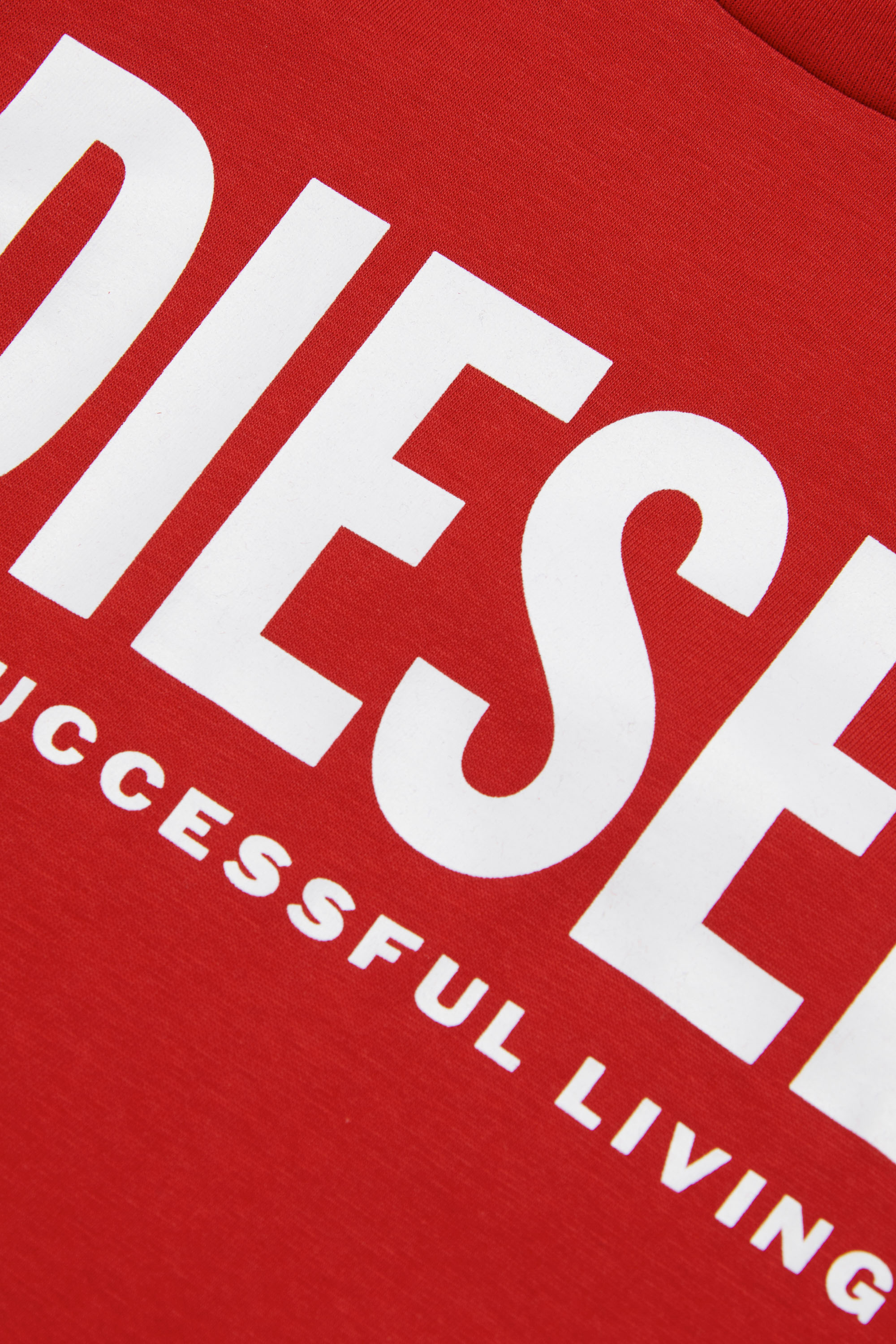 Diesel - LTGIM DI, Man's T-shirt with logo print in Red - 3