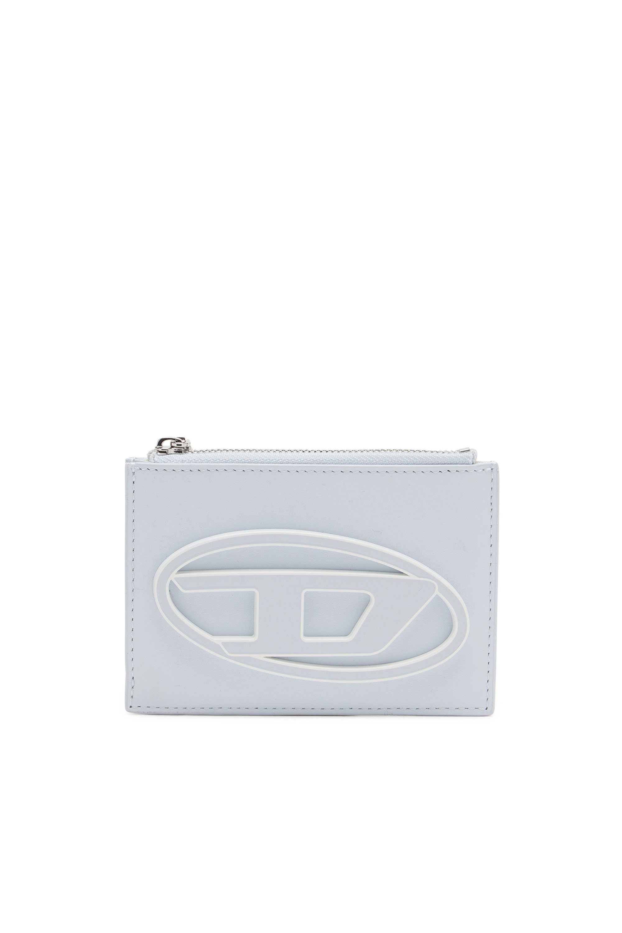 Diesel - 1DR CARD HOLDER I, Woman's Card holder in pastel leather in Light Blue - 1