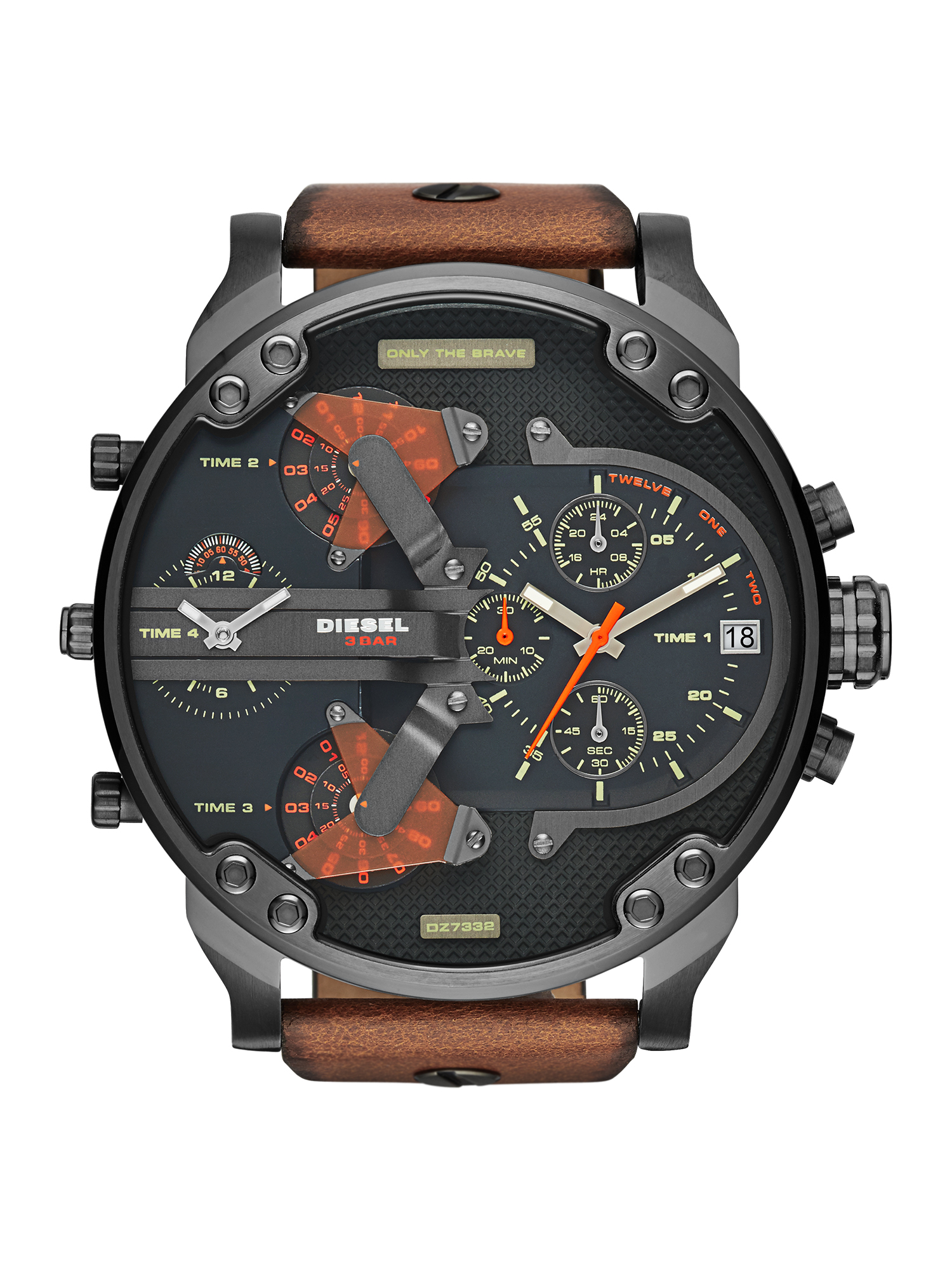 Diesel - DZ7332 MR. DADDY 2.0, Man's Watch with multi-layer watch in Brown - 1