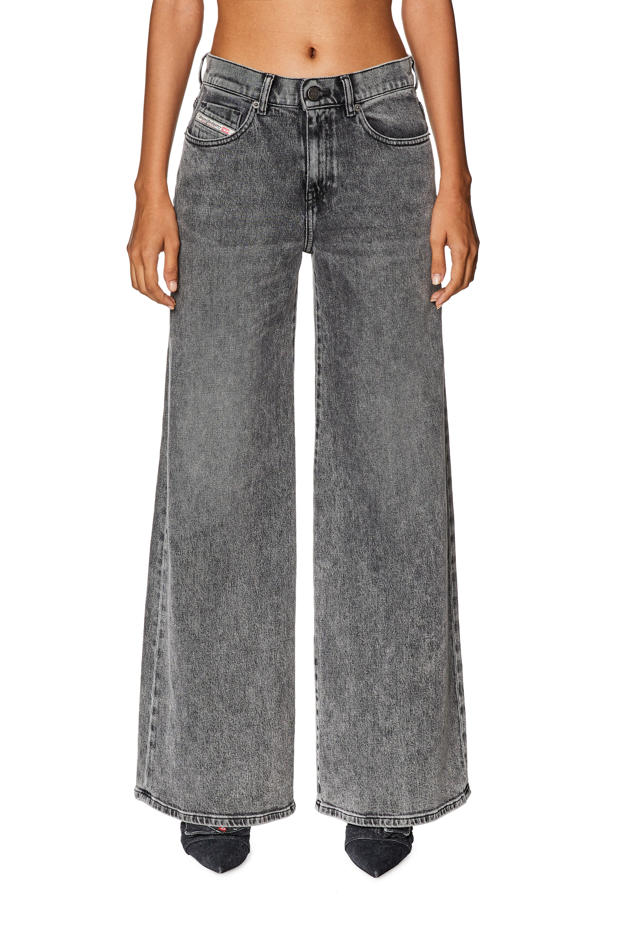 Diesel - Woman's Bootcut and Flare Jeans 1978 D-Akemi 09G57, Grey - 1
