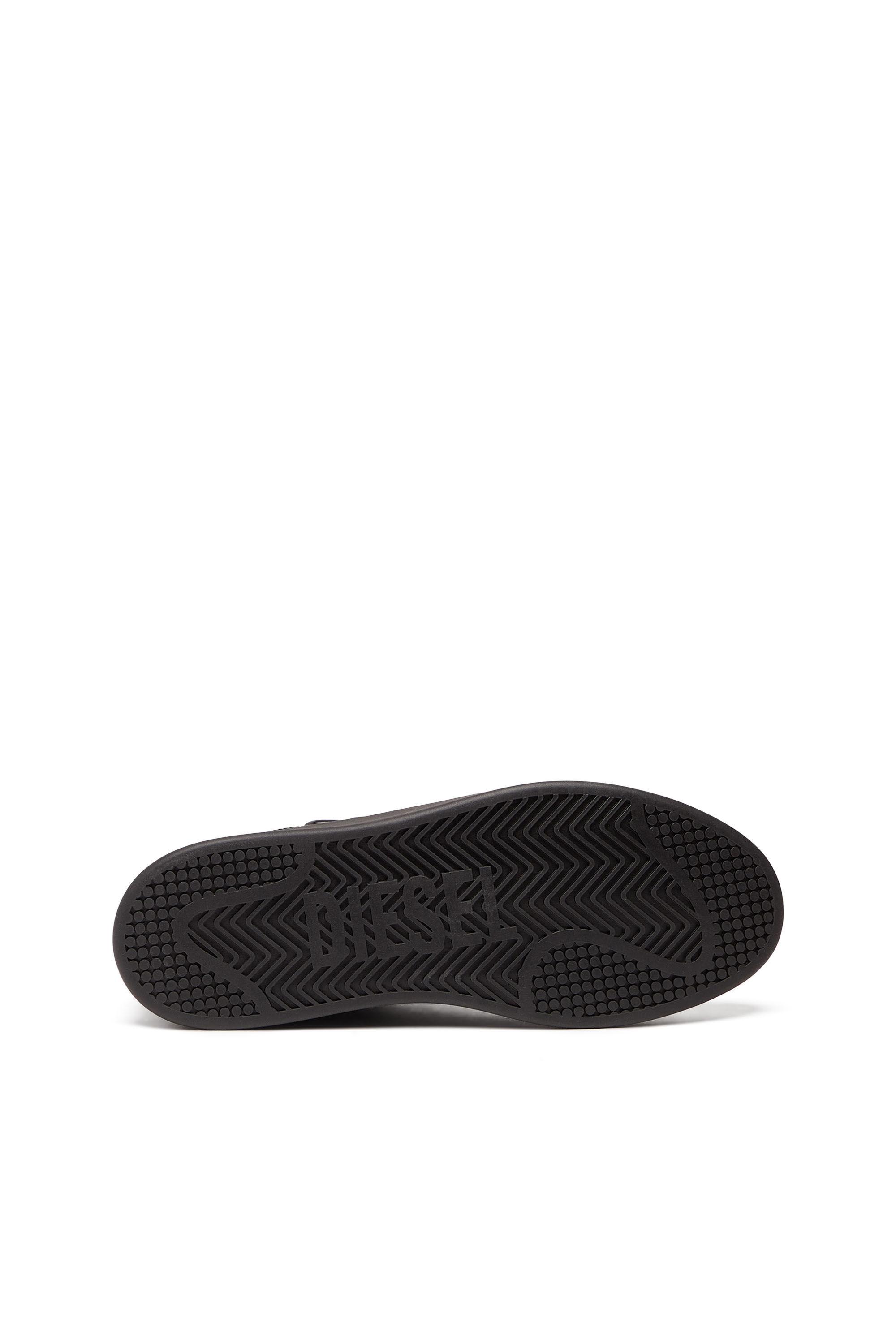 Diesel - S-ATHENE LOW, Man's S-Athene Low - Metallic sneakers with embossed D logo in Black - 4