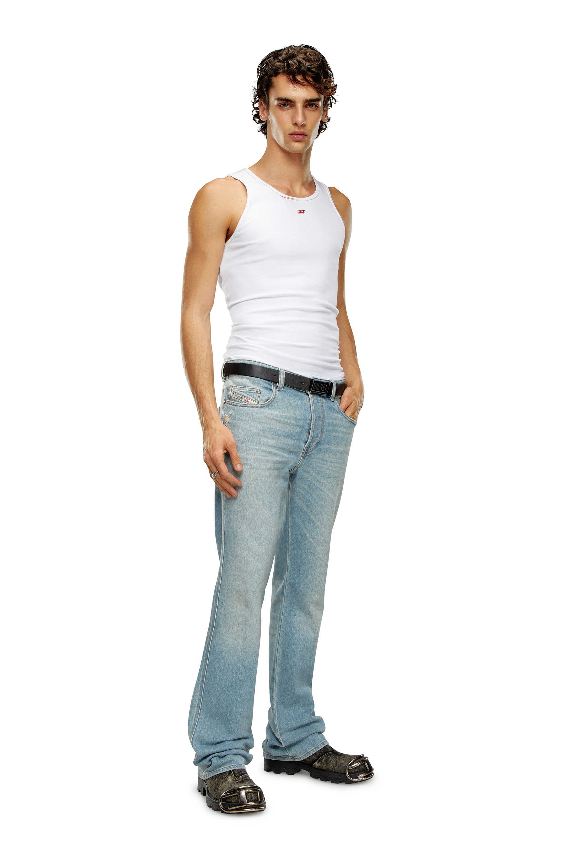 Diesel - Man's Bootcut Jeans 1998 D-Buck 09H39, Light Blue - 2