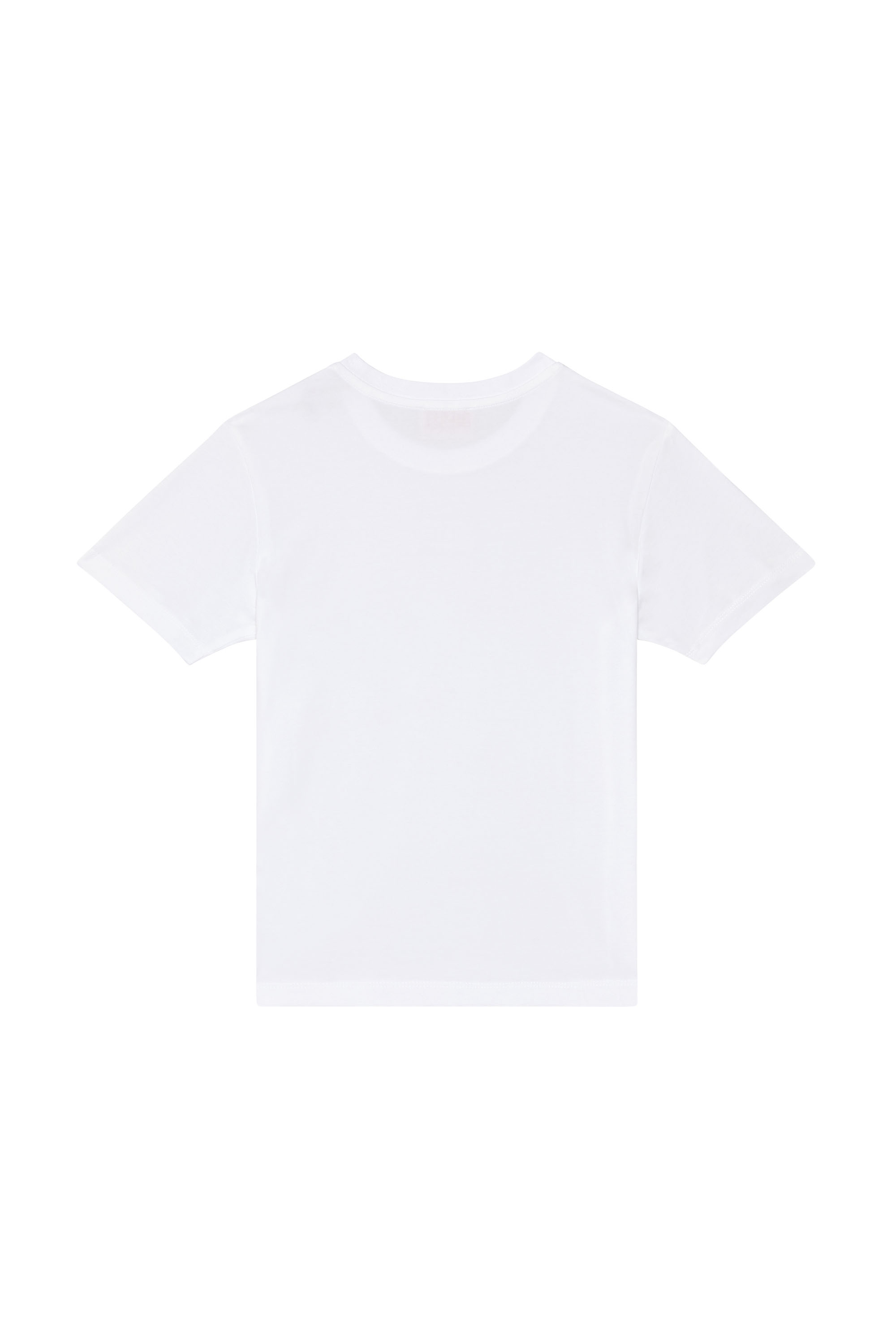 Diesel - UTIER DIESEL, Man's T-shirt in stretch cotton in White - 2
