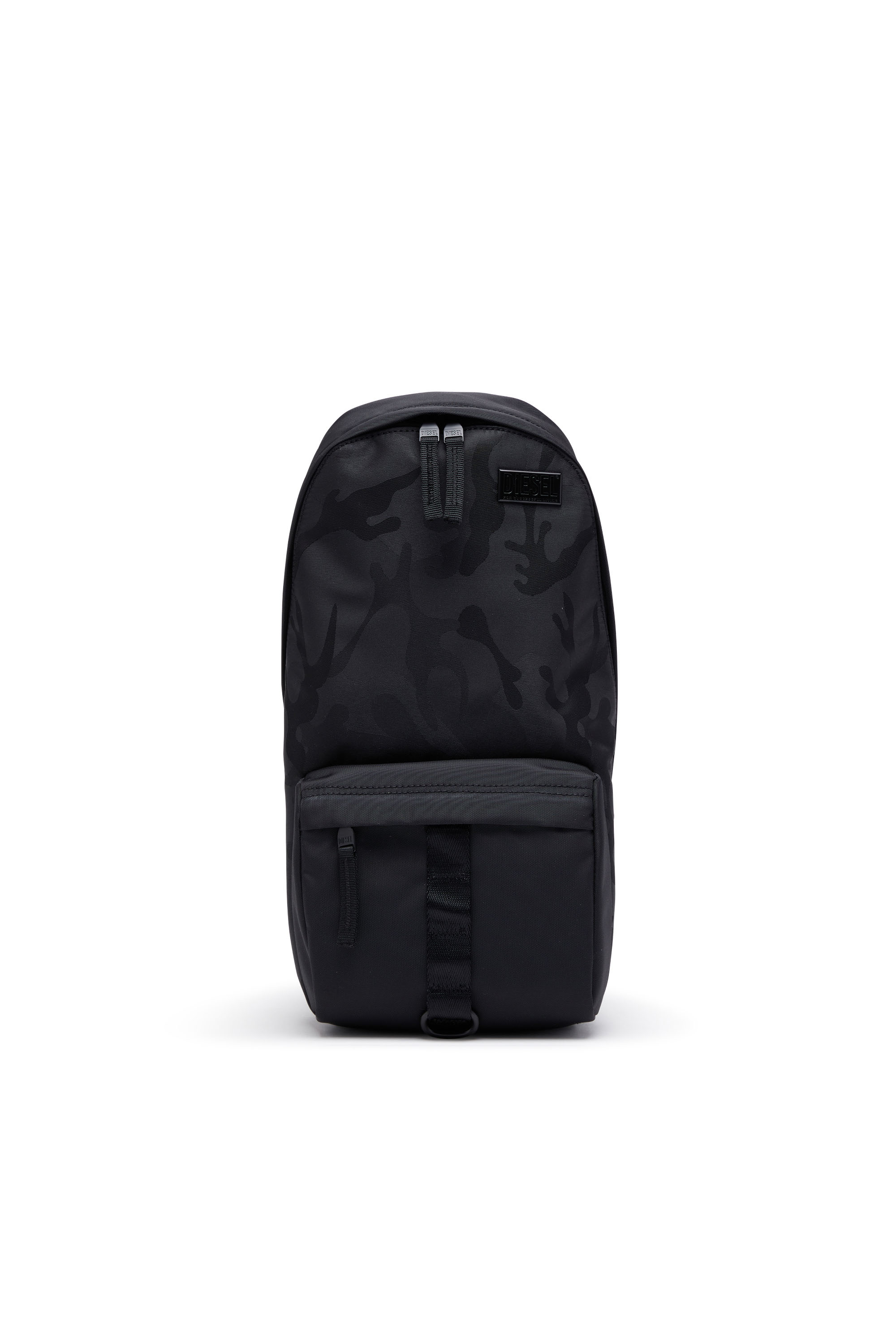 Diesel - DSRT SLINGBAG, Man's Dsrt-Utility sling bag in printed nylon in Black - 1
