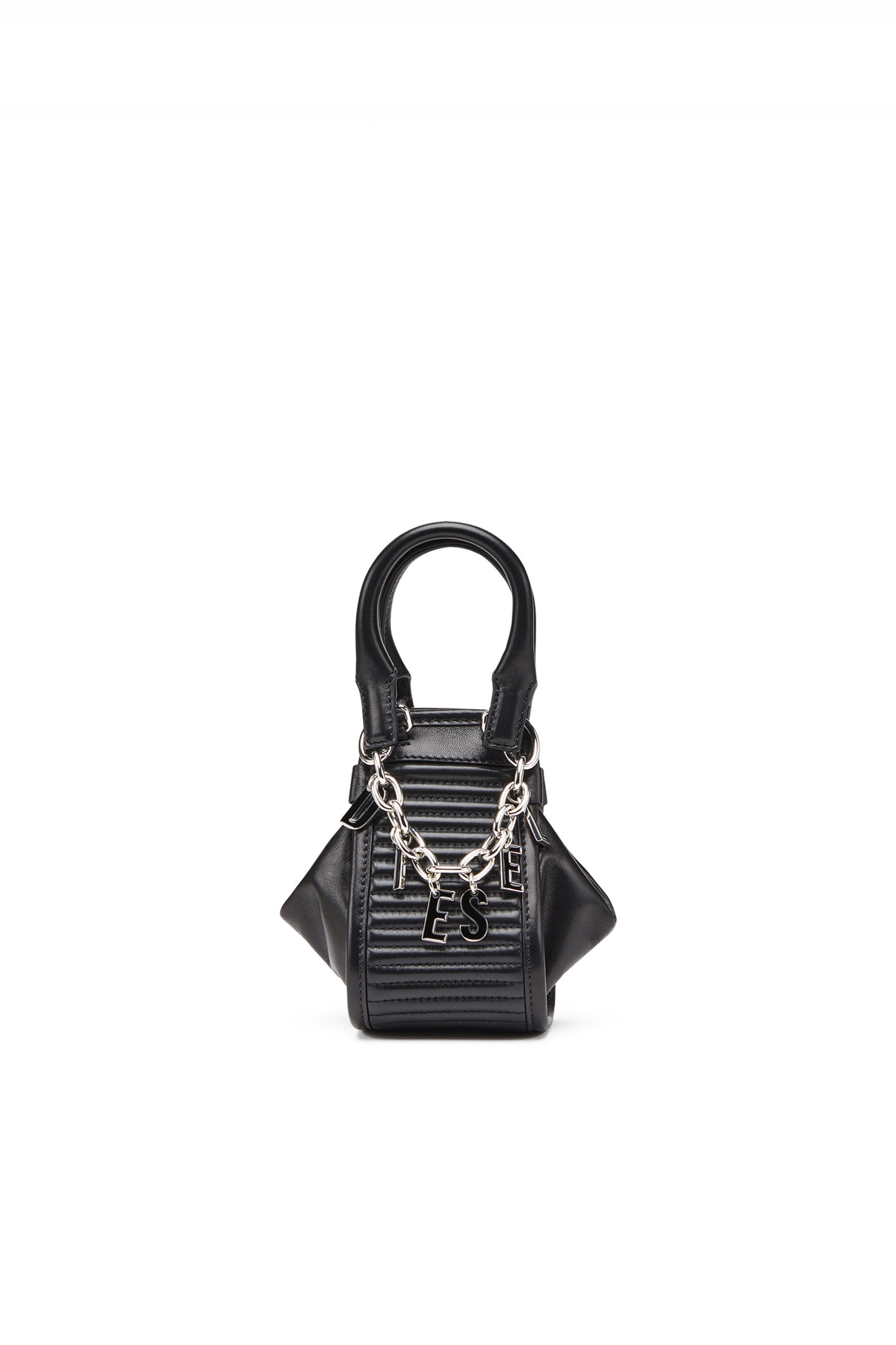 Diesel - D-VINA-RR XXS, Woman's D-Vina-RR XXXS - Mini bag in quilted leather in Black - 1