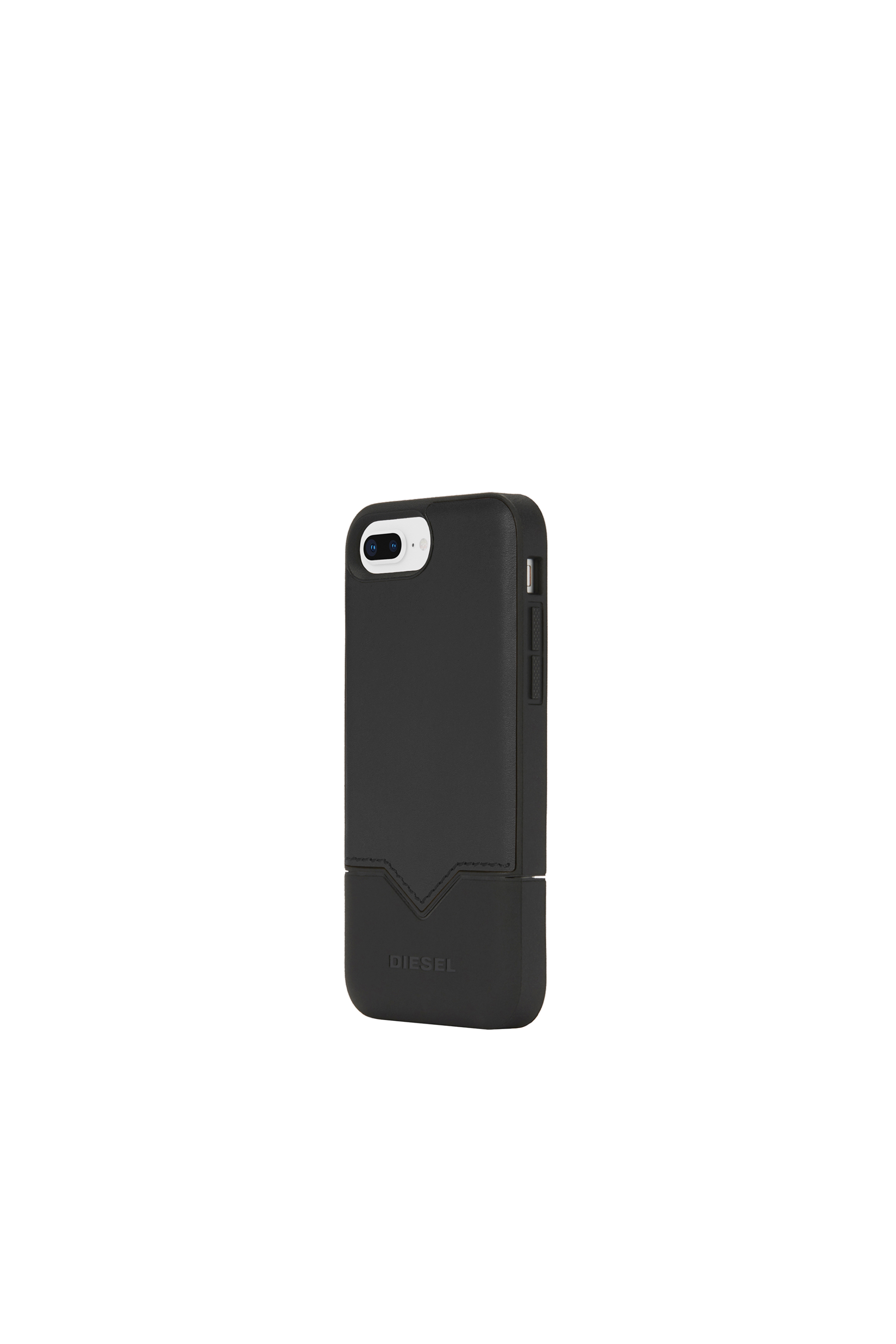 Diesel - CREDIT CARD IPHONE 8 PLUS/7 PLUS/6S PLUS/6 PLUS CASE, Unisex's Credit card case, iPhone 8 Plus/7 Plus/6s Plus/6 Plus in Black - 1