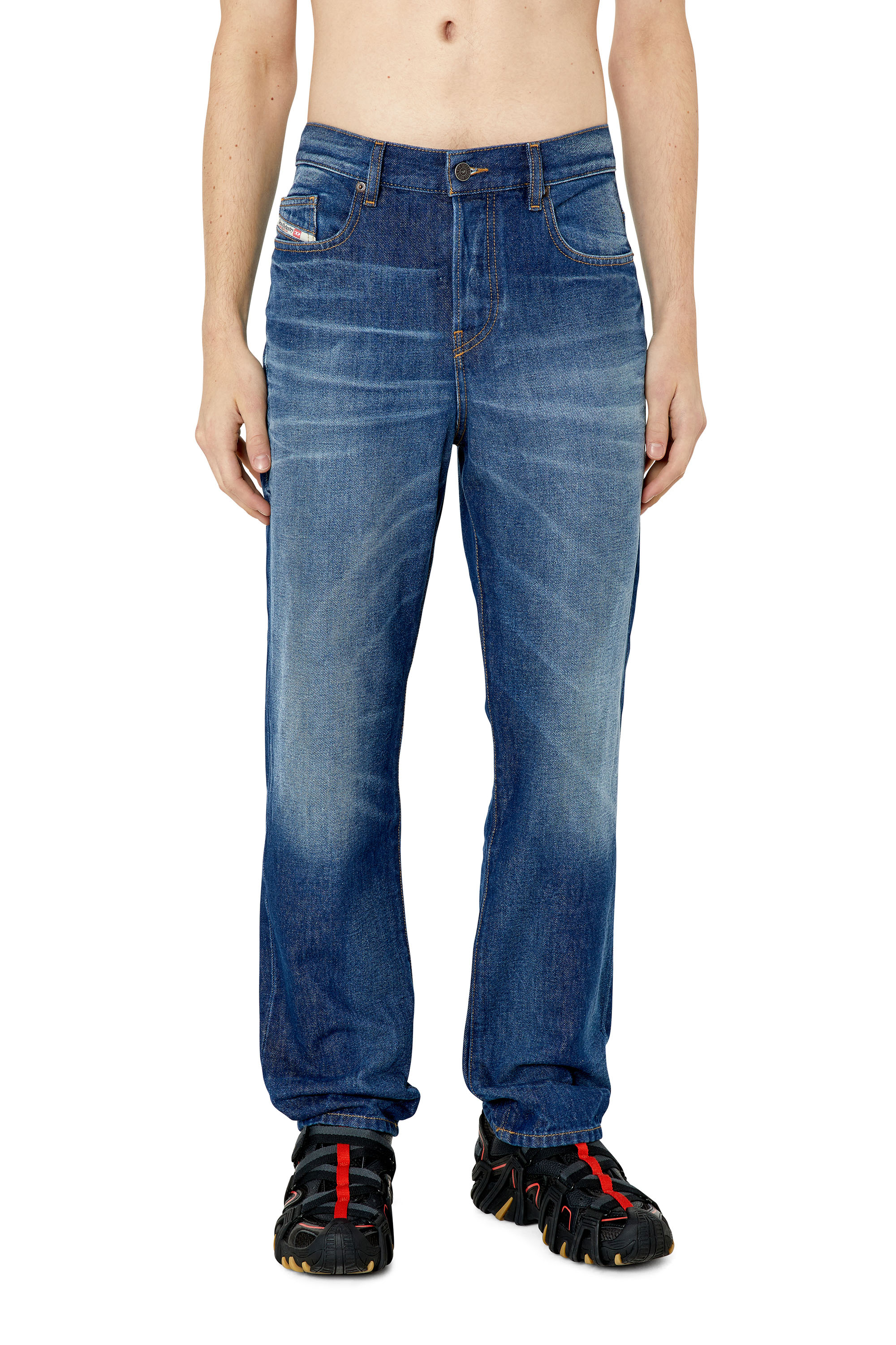 Diesel - Man's Straight Jeans 2020 D-Viker E9B85, Dark Blue - 1