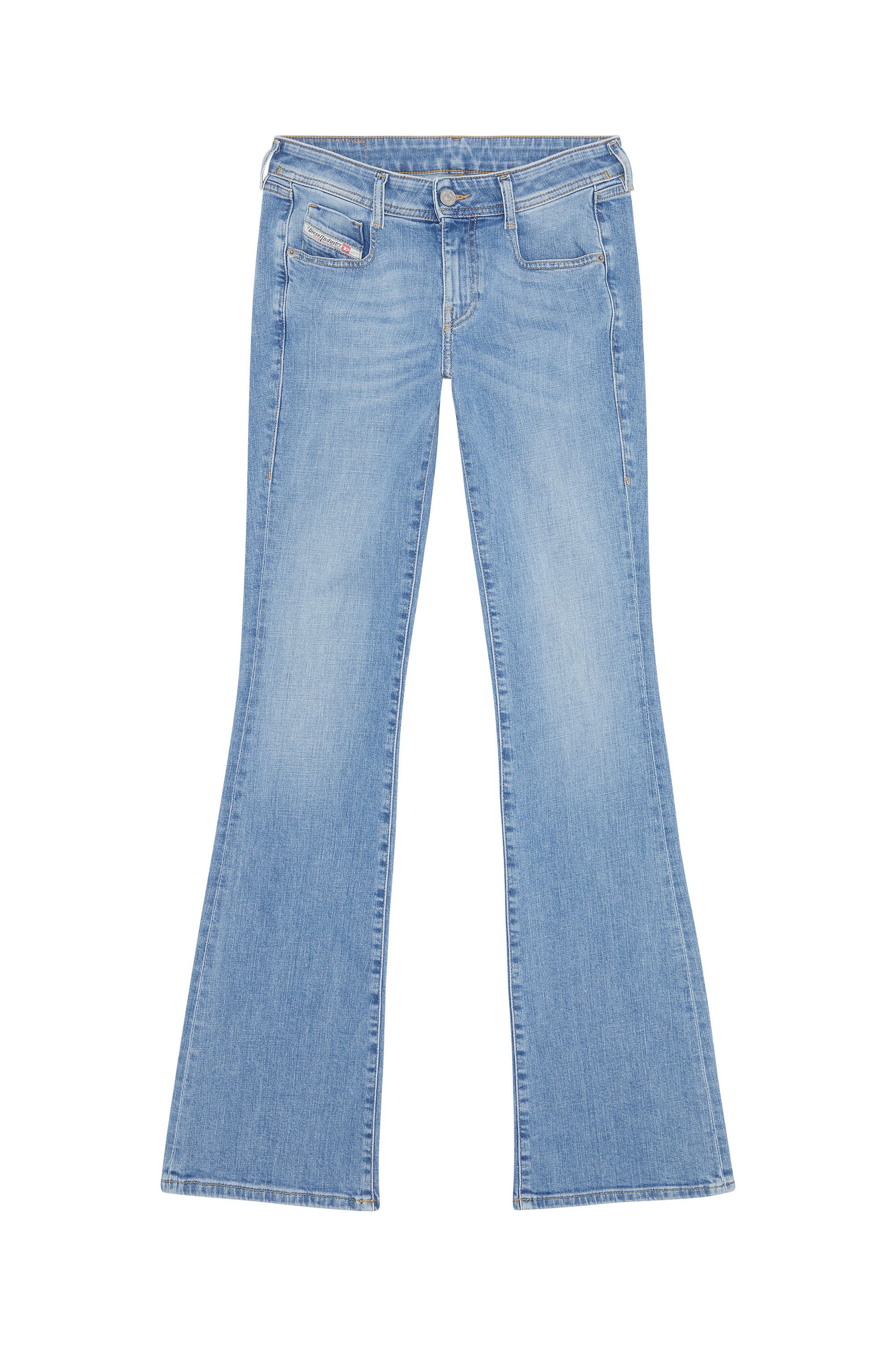 Diesel - Bootcut and Flare Jeans 1969 D-Ebbey 09F76, Woman's Bootcut and Flare Jeans - 1969 D-Ebbey in Light Blue - 3