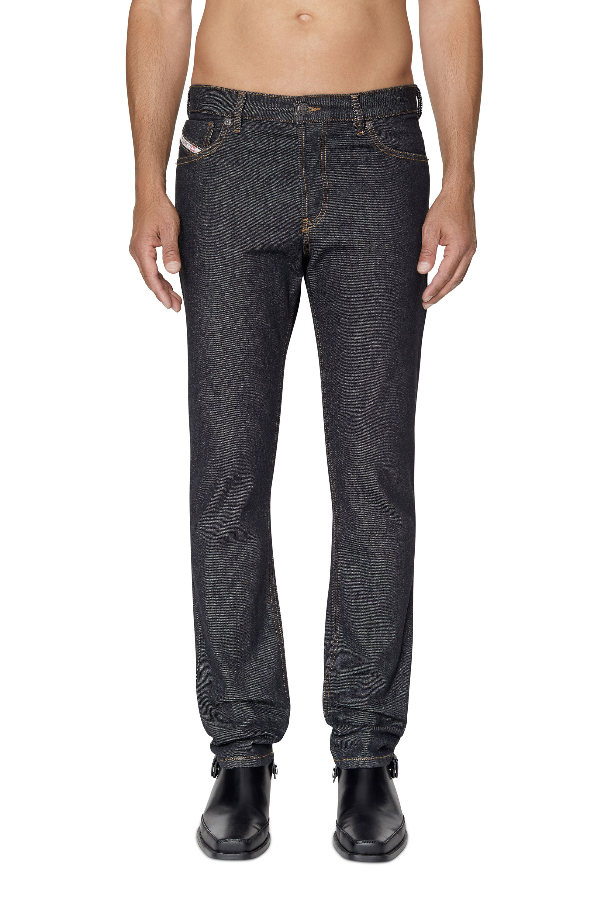 Diesel - Straight Jeans 1995 D-Sark Z9C34, Man's Straight Jeans - 1995 D-Sark in Black/Dark grey - 1