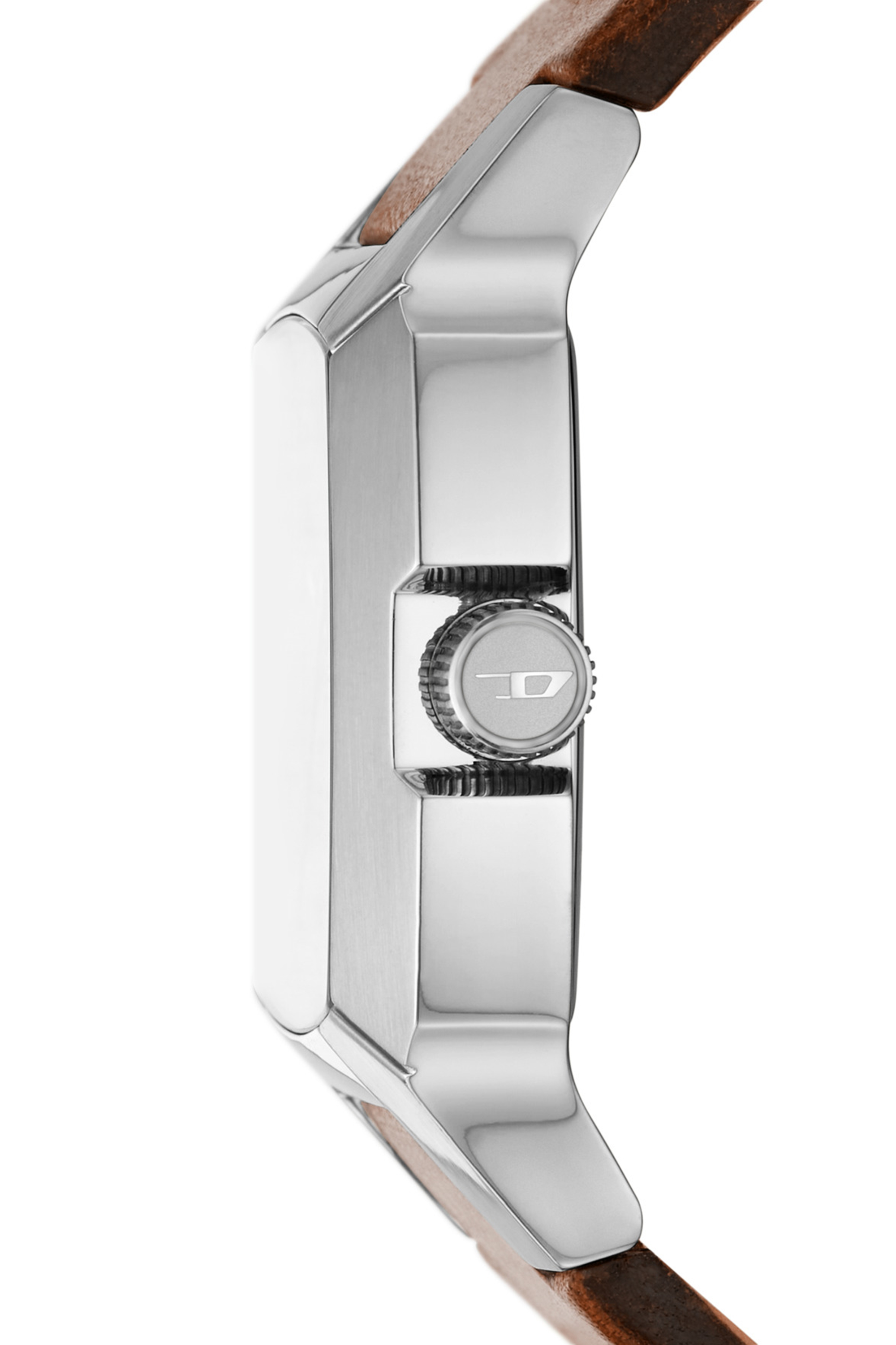Diesel - DZ1998, Man's Cliffhanger Brown Leather Watch in Brown - 3