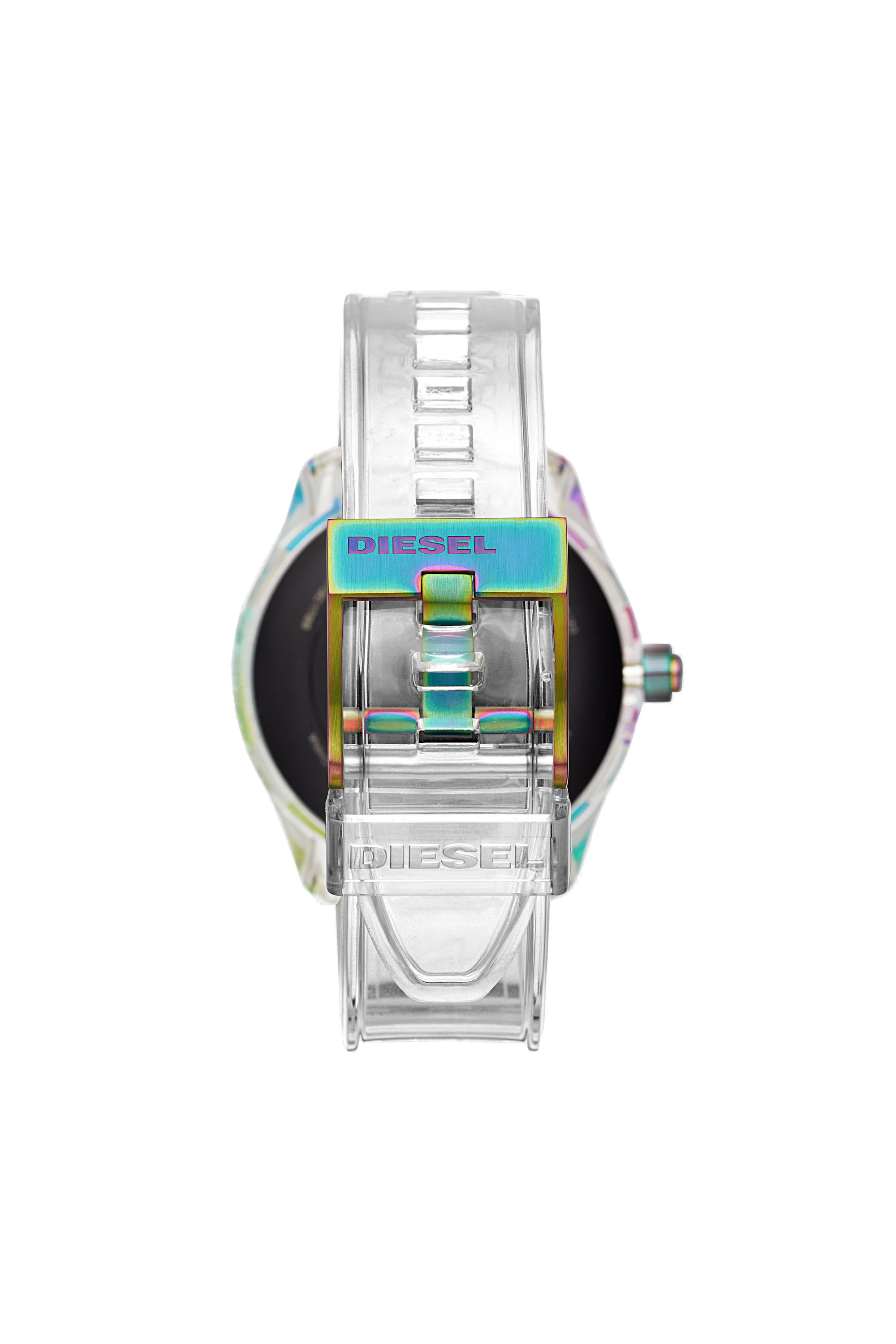 Diesel - DT2021, Man's Diesel On Fadelite Smartwatch - Clear Transparent in White - 2