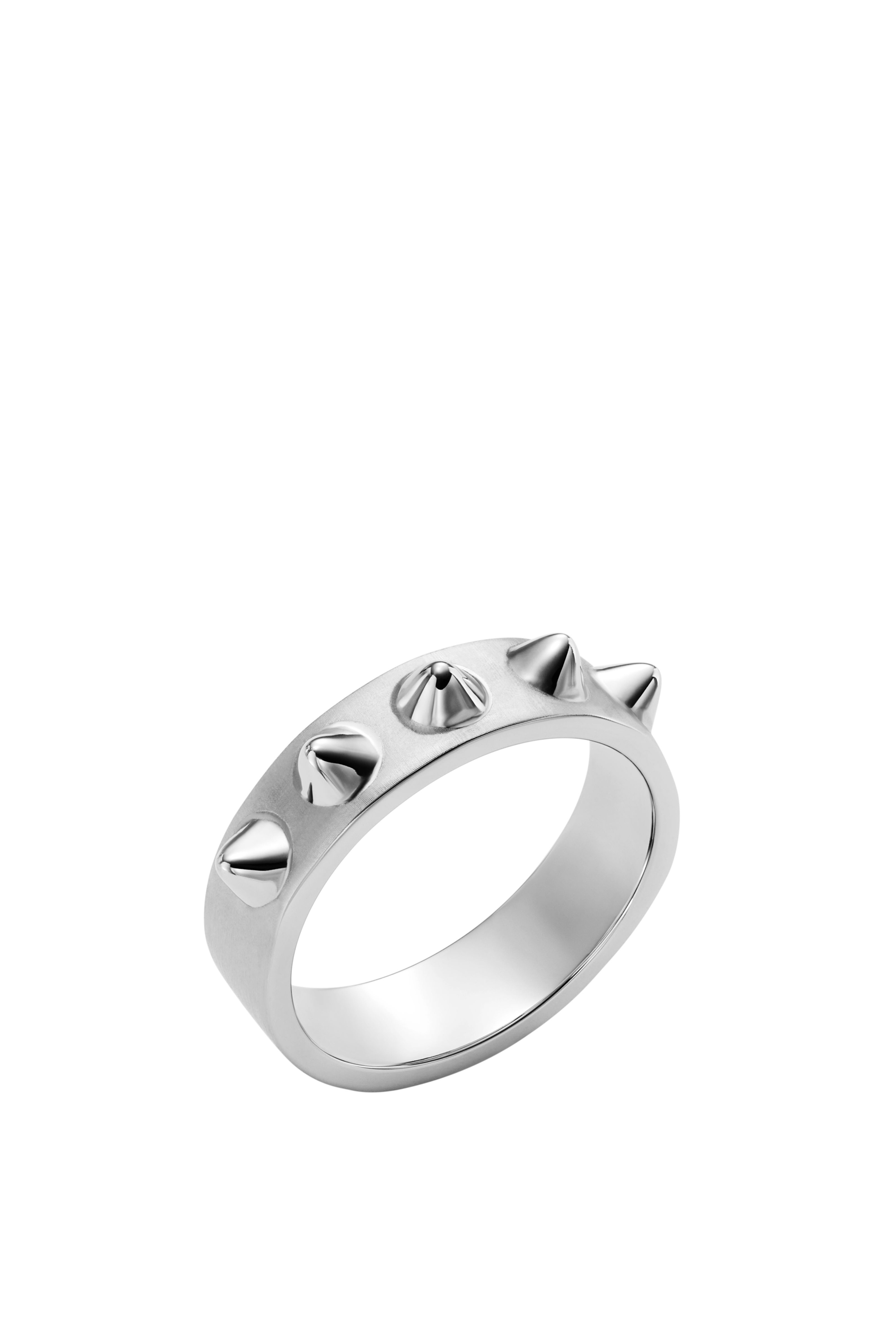 Diesel - DX1449, Unisex's Stainless Steel Band Ring in Silver - 2