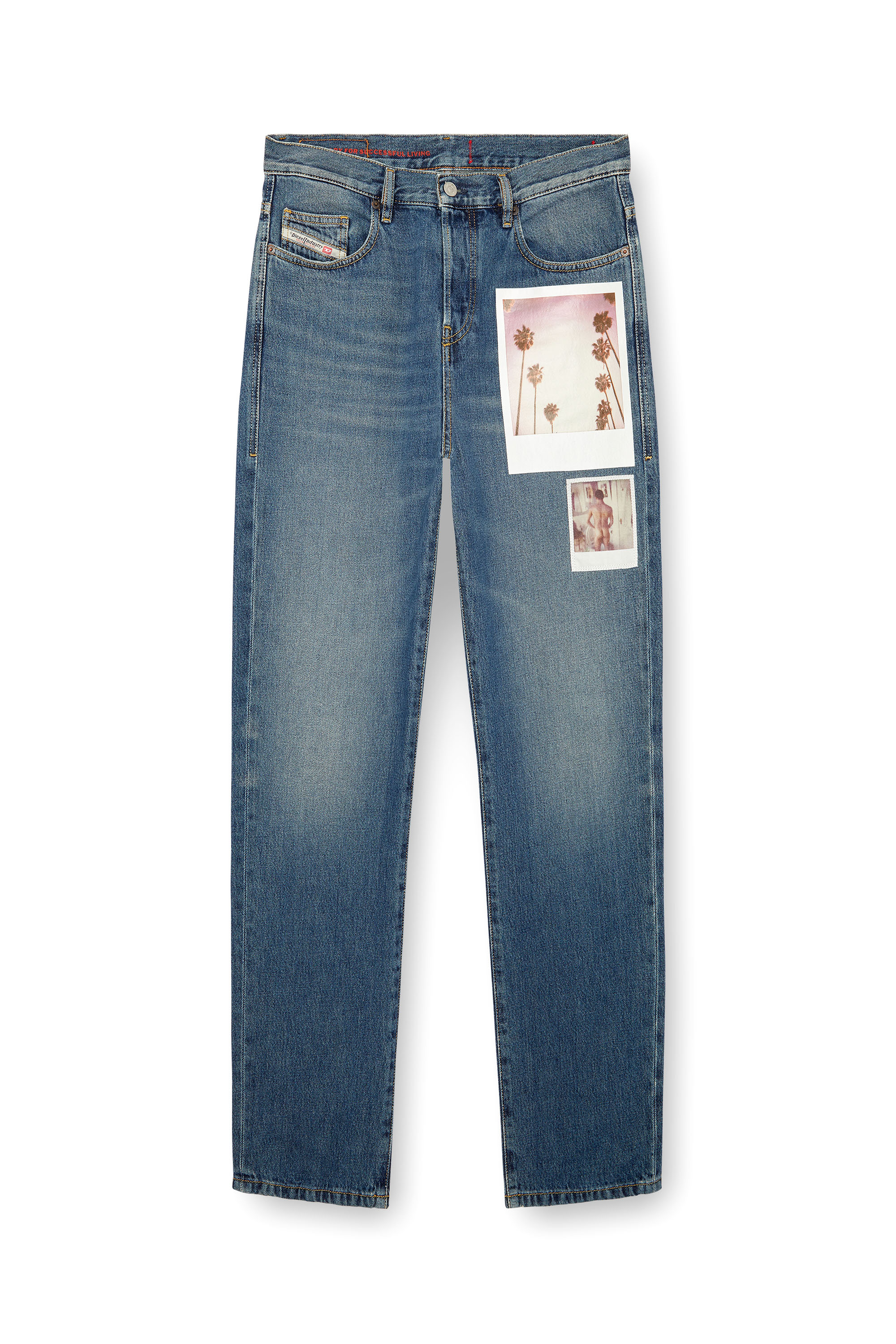 Diesel - Unisex's Regular Jeans 2020 D-Viker 09L89, Medium blue - 3