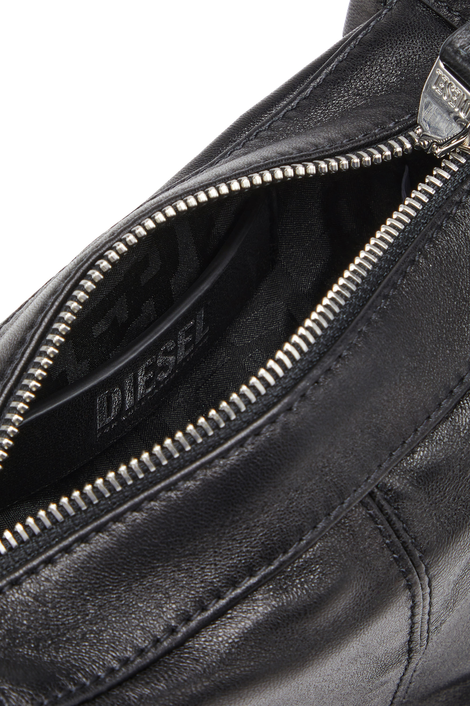 Diesel - D-VINA-RR XXS, Woman's D-Vina-RR XXXS - Mini bag in quilted leather in Black - 4
