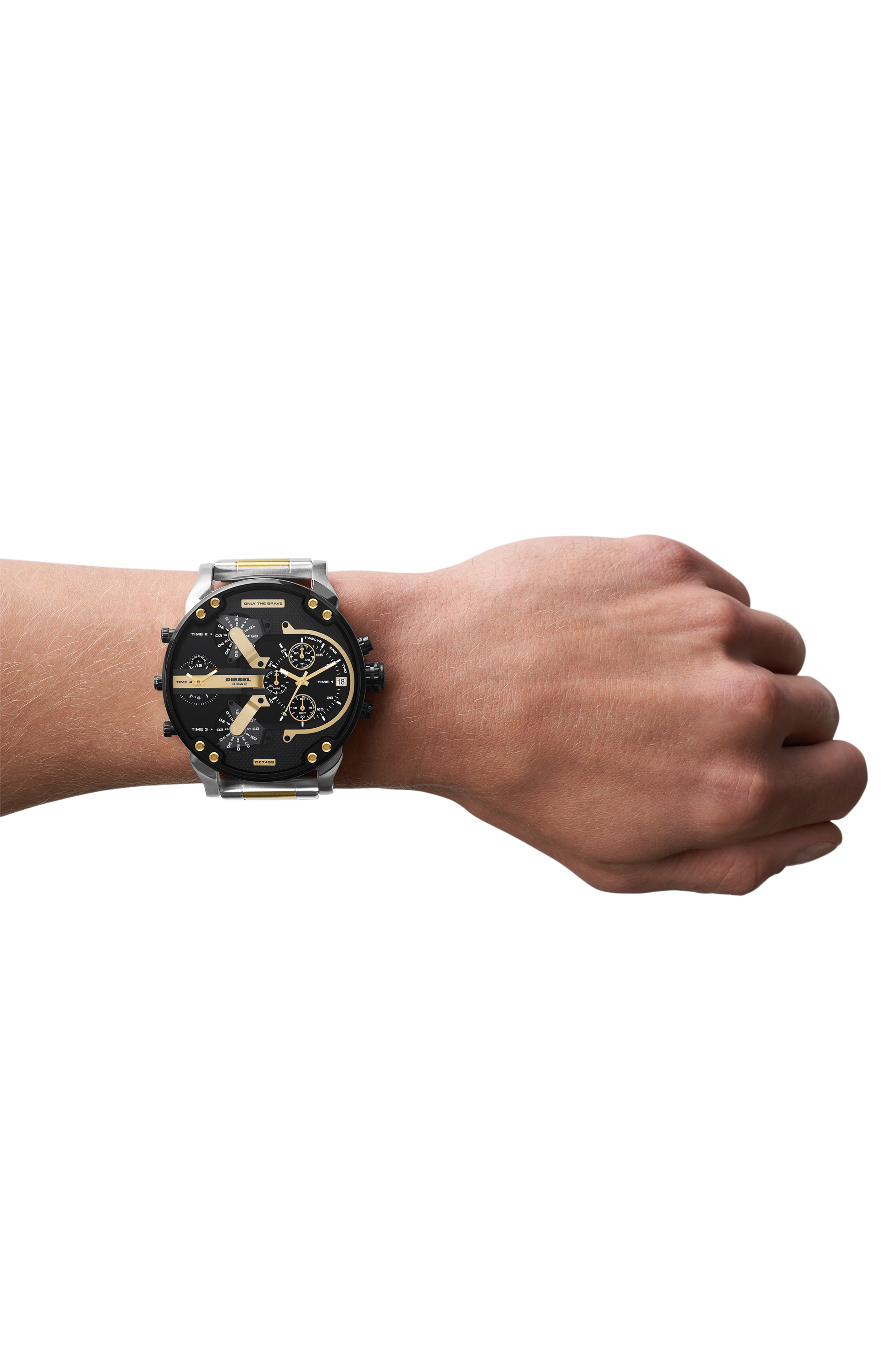 Diesel - DZ7459, Man's Mr. Daddy 2.0 Stainless Steel Watch in Silver - 4