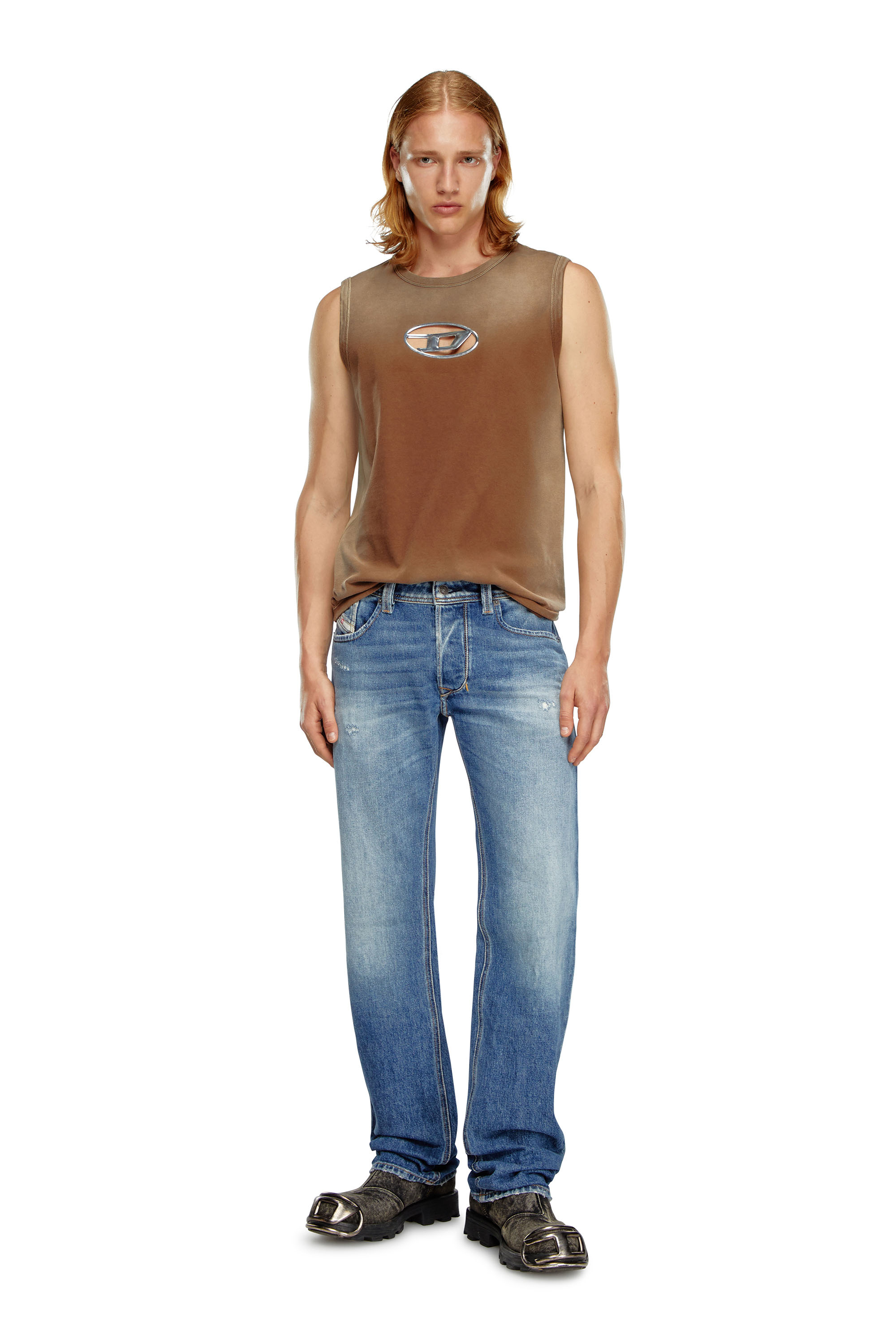 Diesel - Man's Regular Jeans 1985 Larkee 09I16, Medium blue - 2