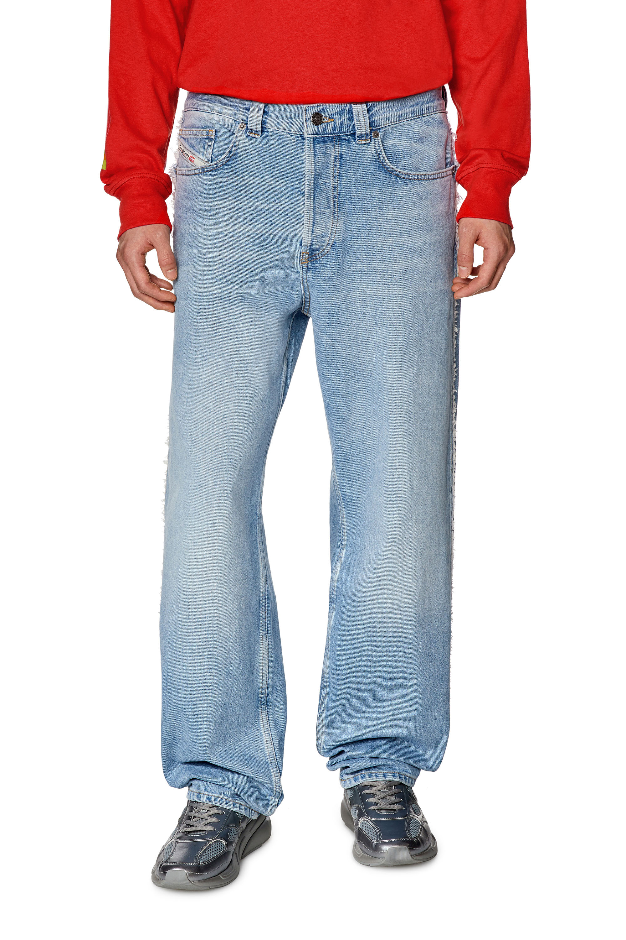Diesel - Man's Straight Jeans 2010 D-Macs 0HLAC, Light Blue - 1