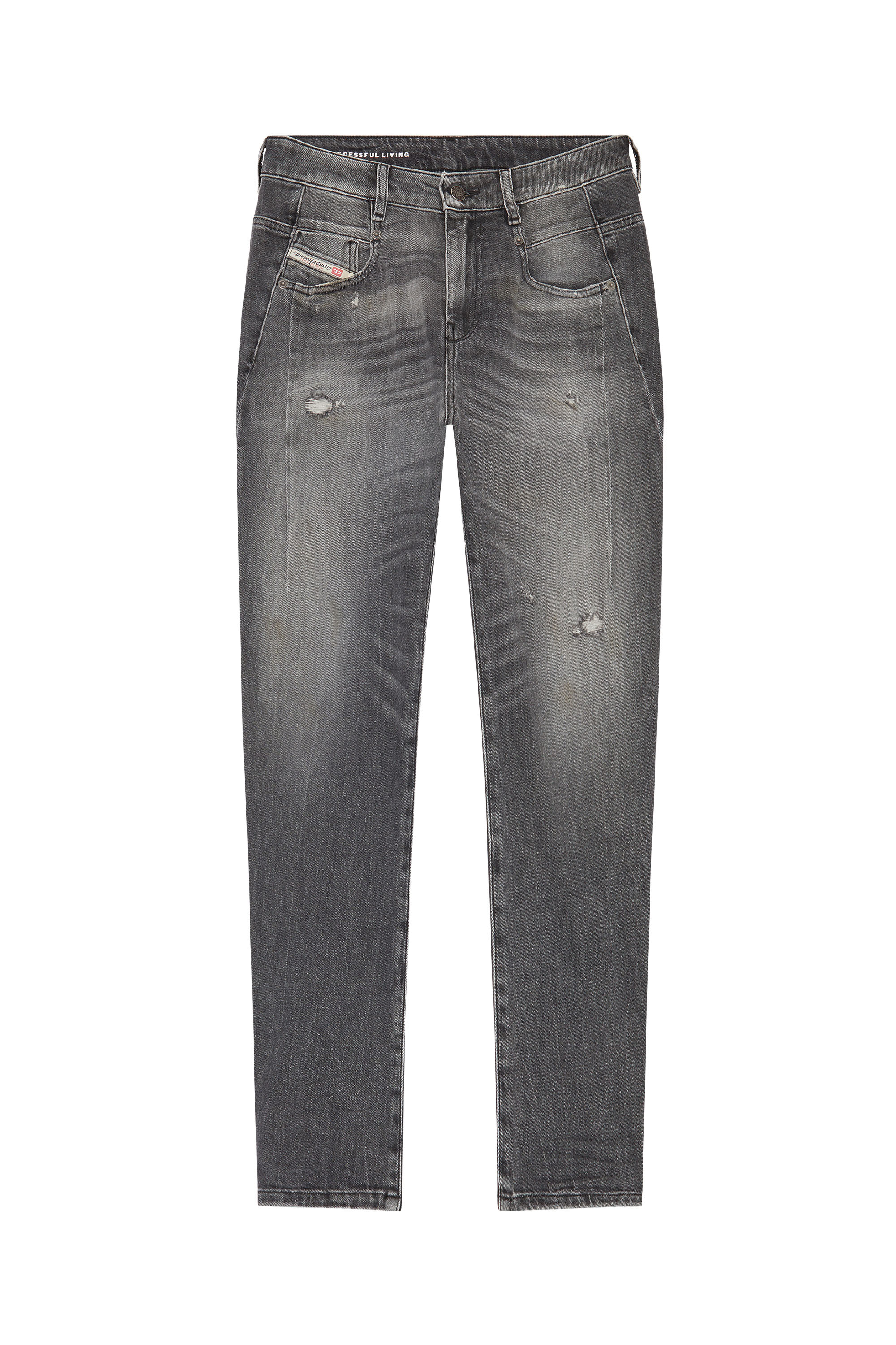 Diesel - Woman's Boyfriend Jeans Fayza 09G21, Black/Dark grey - 3