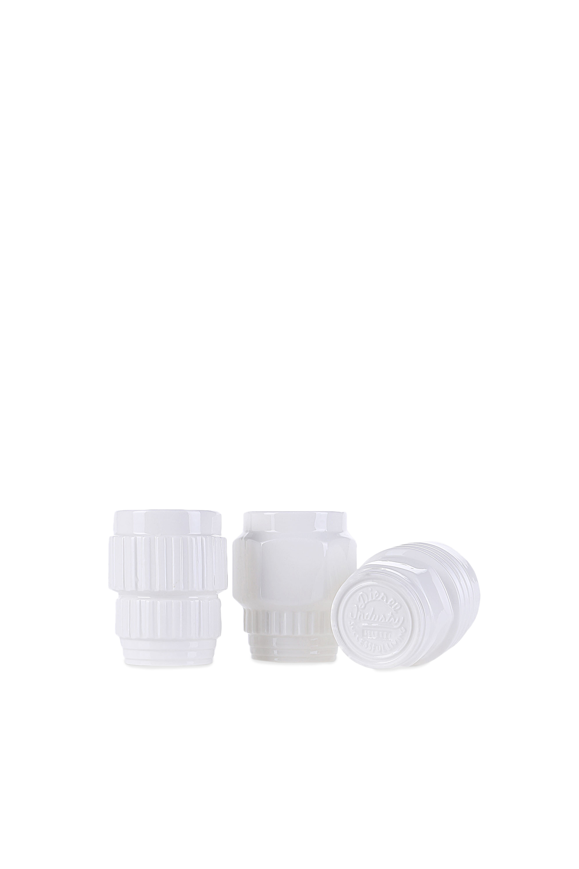 Diesel - 10910 MACHINE COLLEC, Unisex's Assorted porcelain mugs, set of 3 in White - 2
