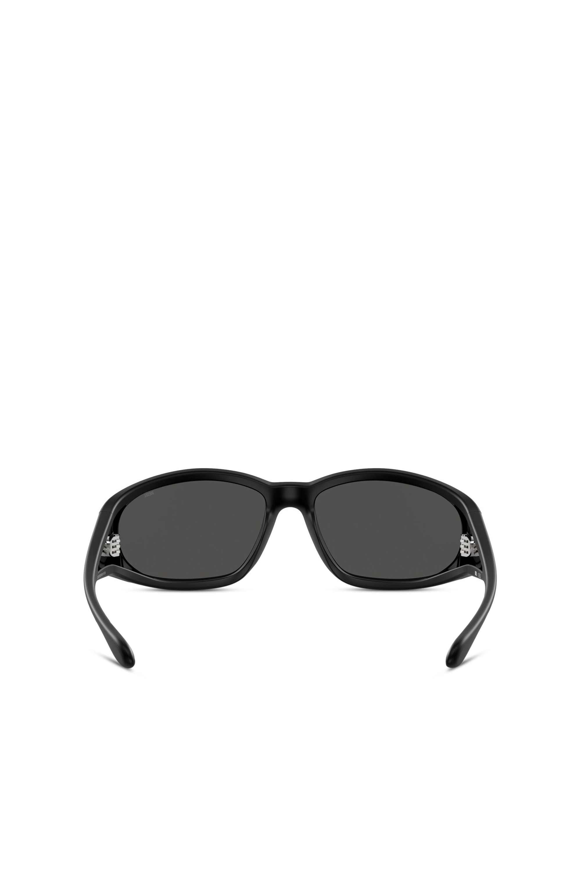 Diesel - 0DL3002, Unisex's Rectangular sunglasses in acetate in Black - 4
