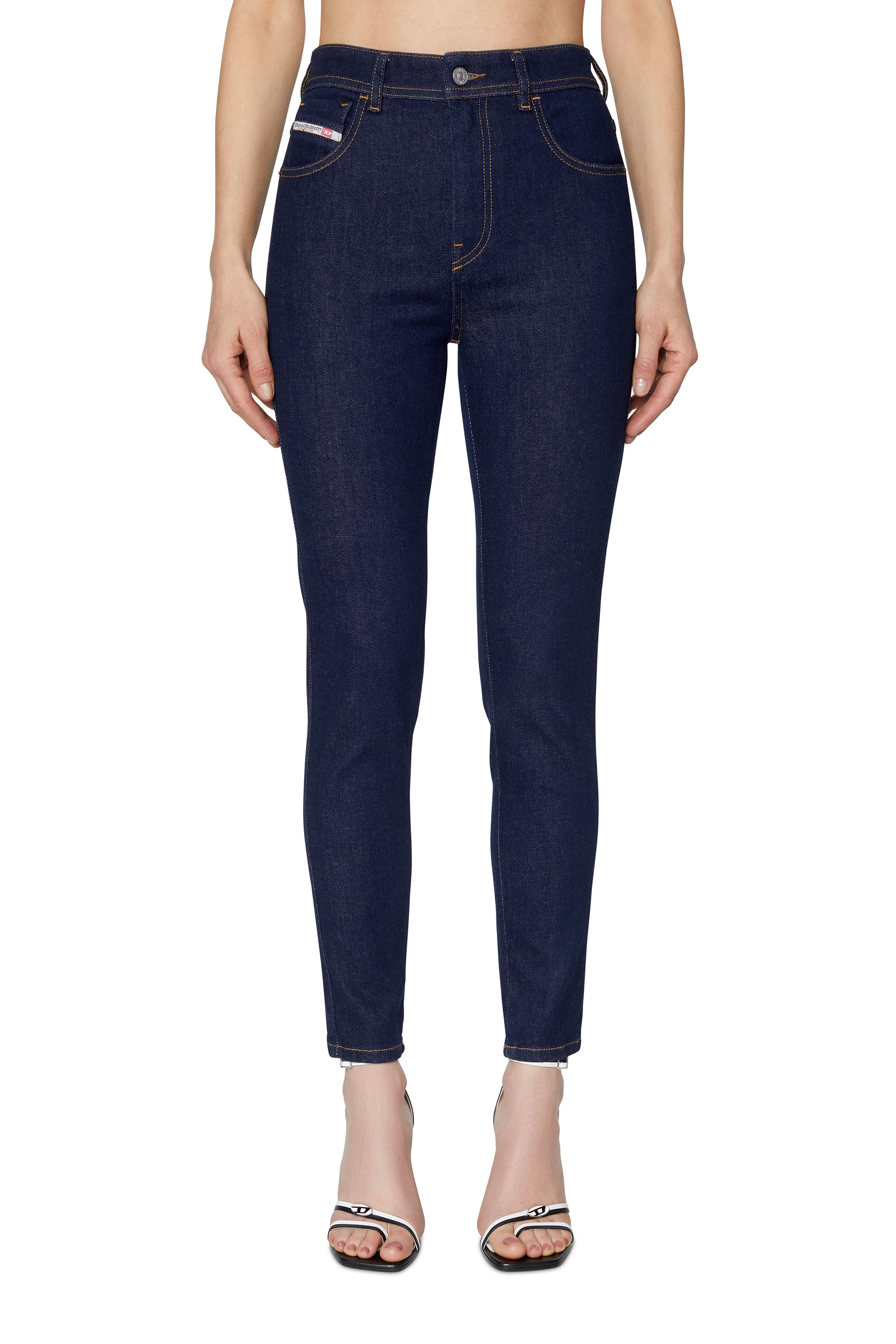 Diesel - Woman's Skinny Jeans 1984 Slandy-High Z9C18, Dark Blue - 1