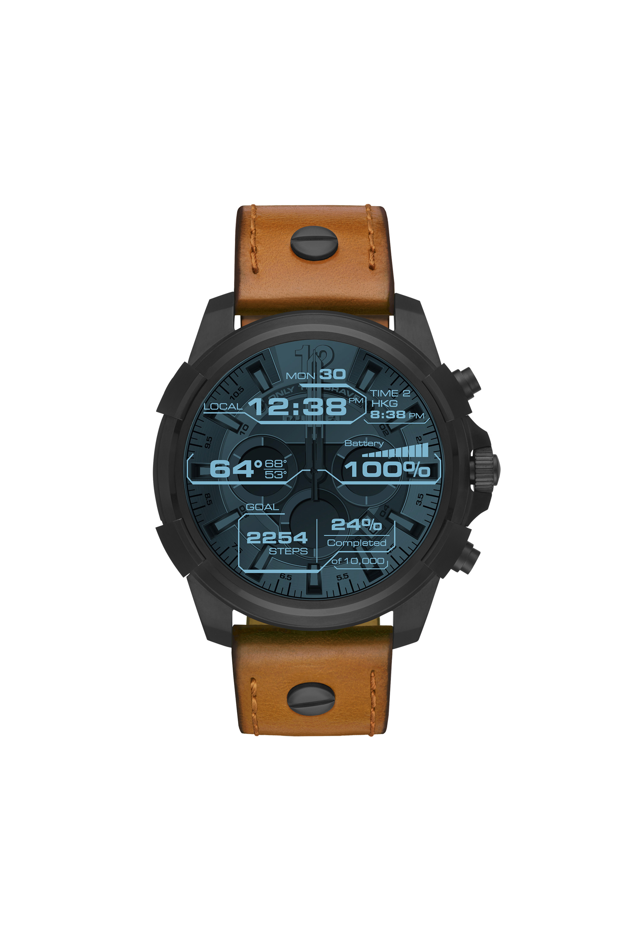 Diesel - DT2002, Man's Brown smartwatch with touchscreen , 48 mm in Brown - 4