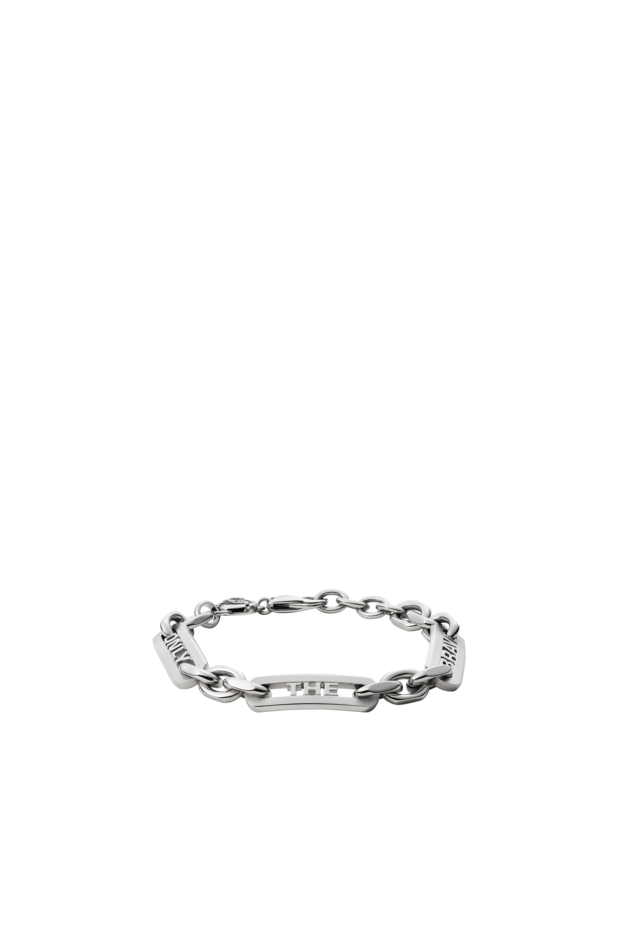 Diesel - DX1330, Man's Stainless Steel Chain Bracelet in Silver - 1