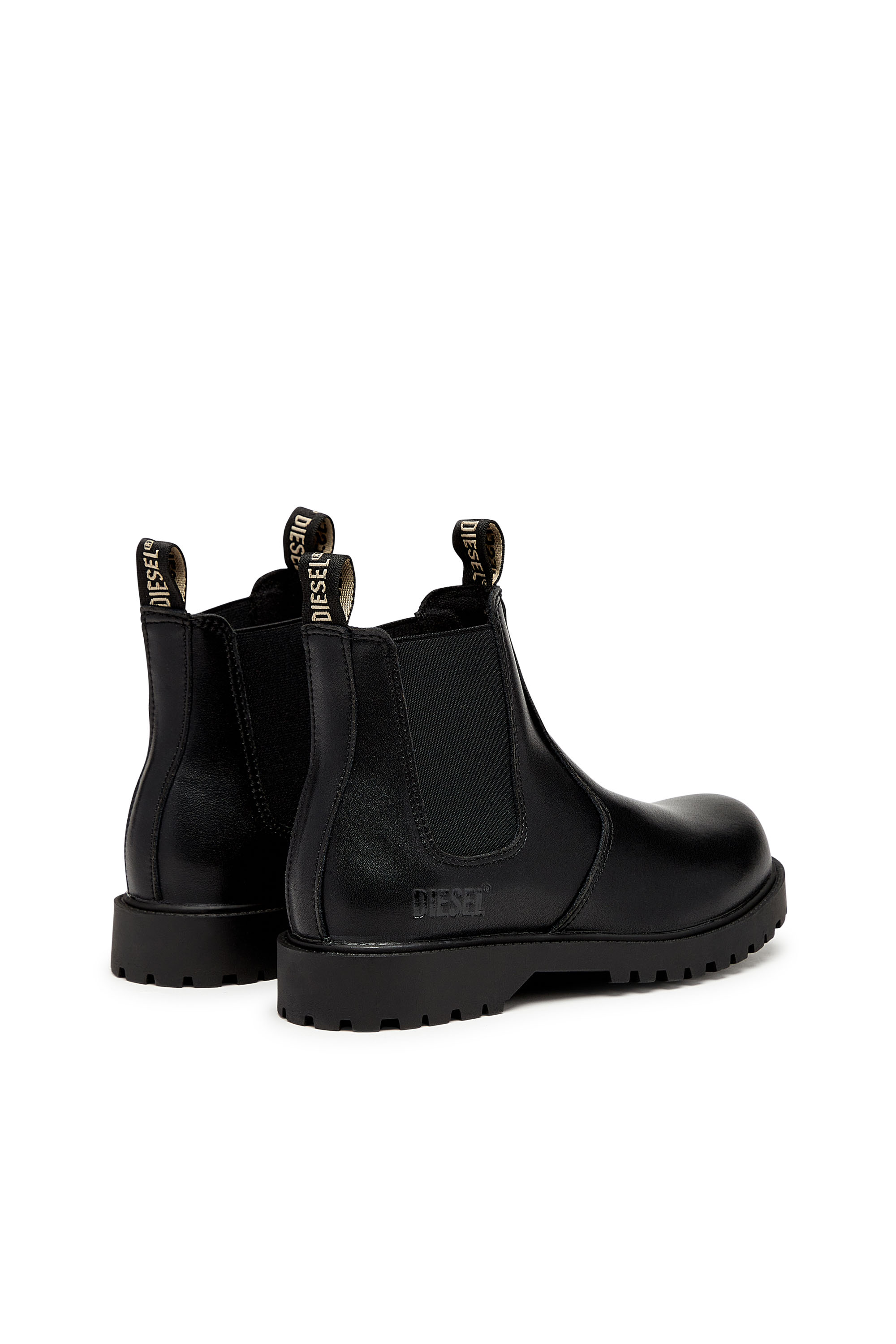 Diesel - CHELSEA BOOT, Unisex's Chelsea boots in nubuck leather in Black - 3