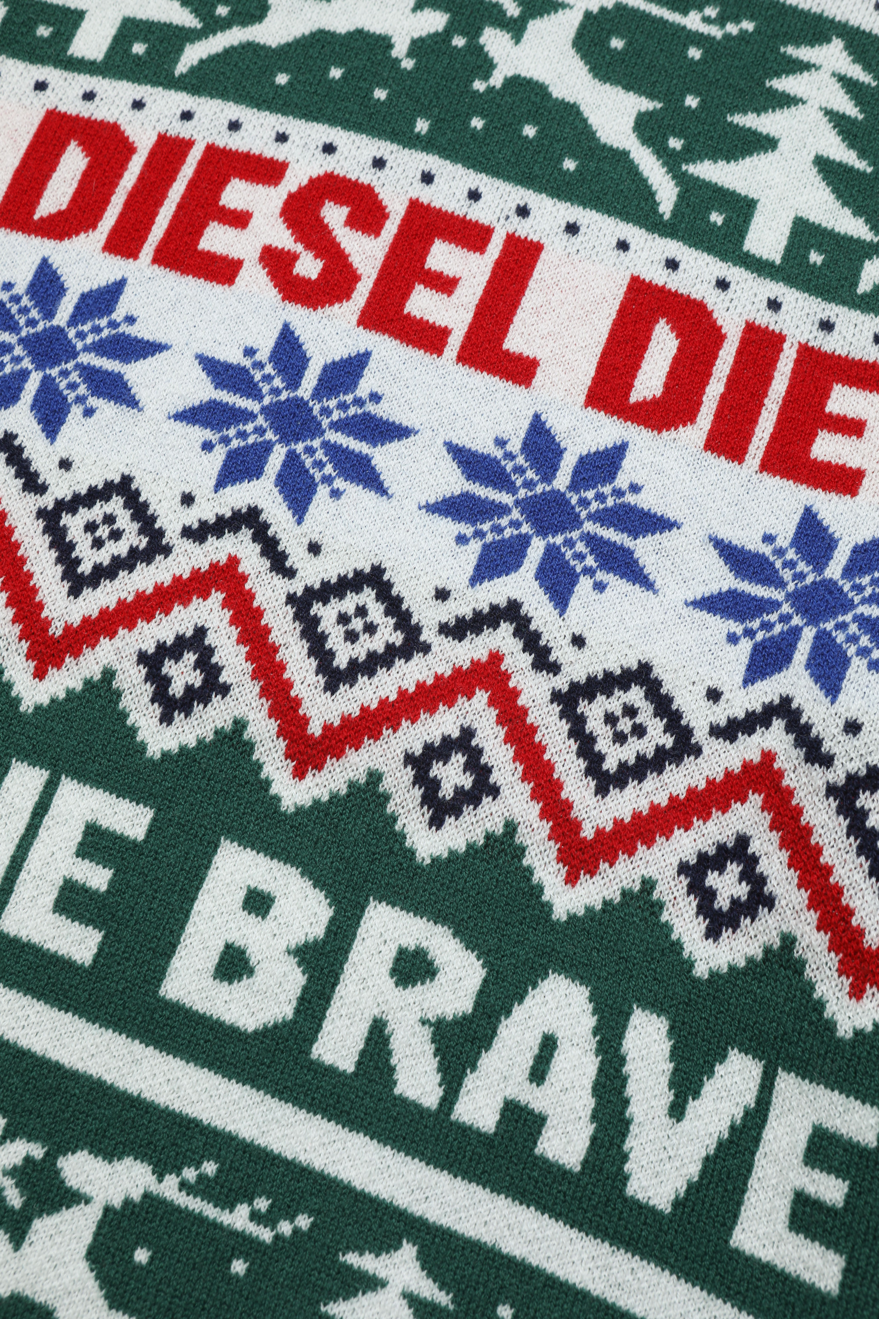Diesel - KERRY CHR OVER, Unisex's Christmas jumper in wool blend in Multicolor - 3