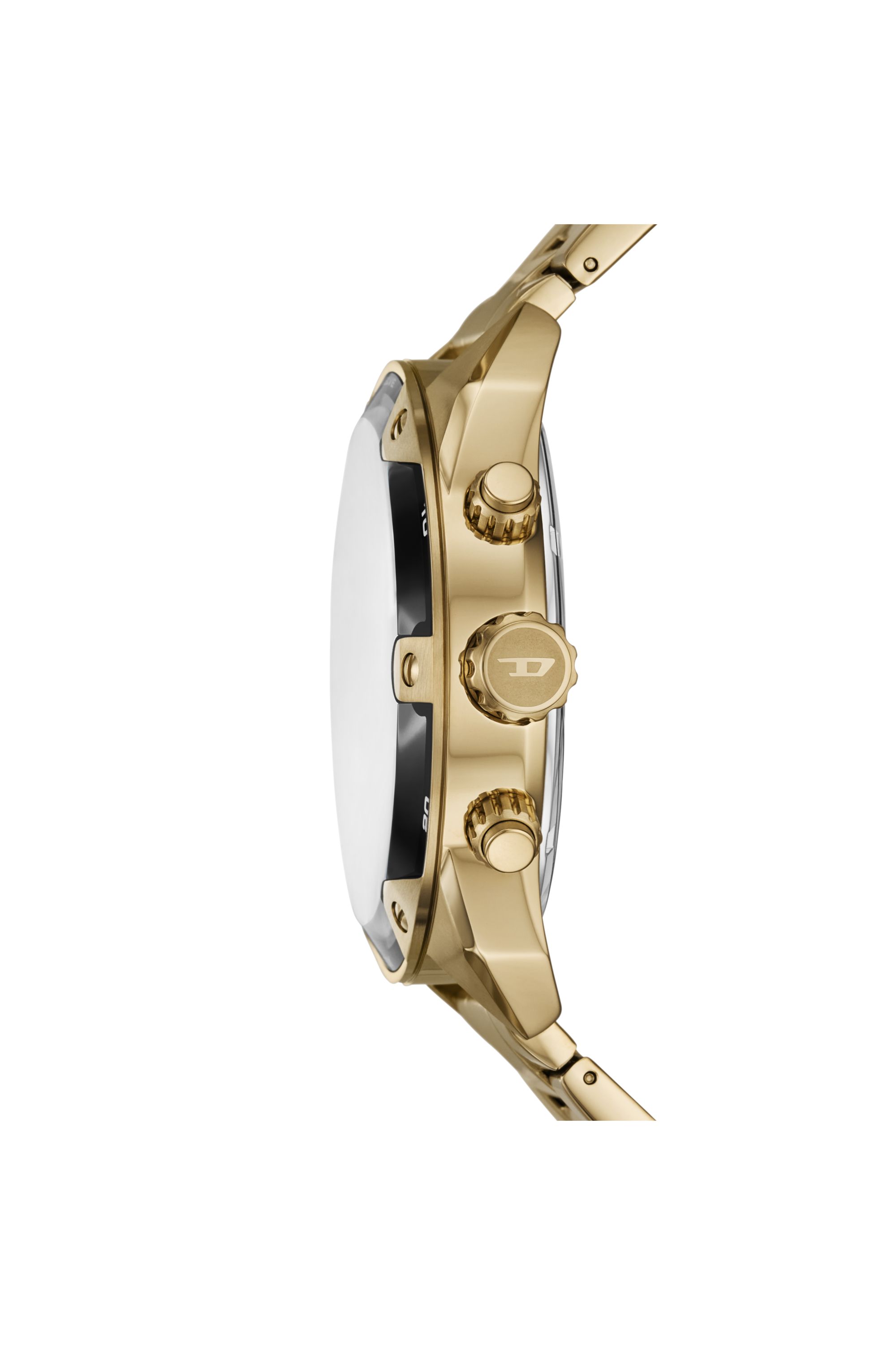 Diesel - DZ4685 WATCH, Man's Spiked Stainless Steel Watch in Gold - 3