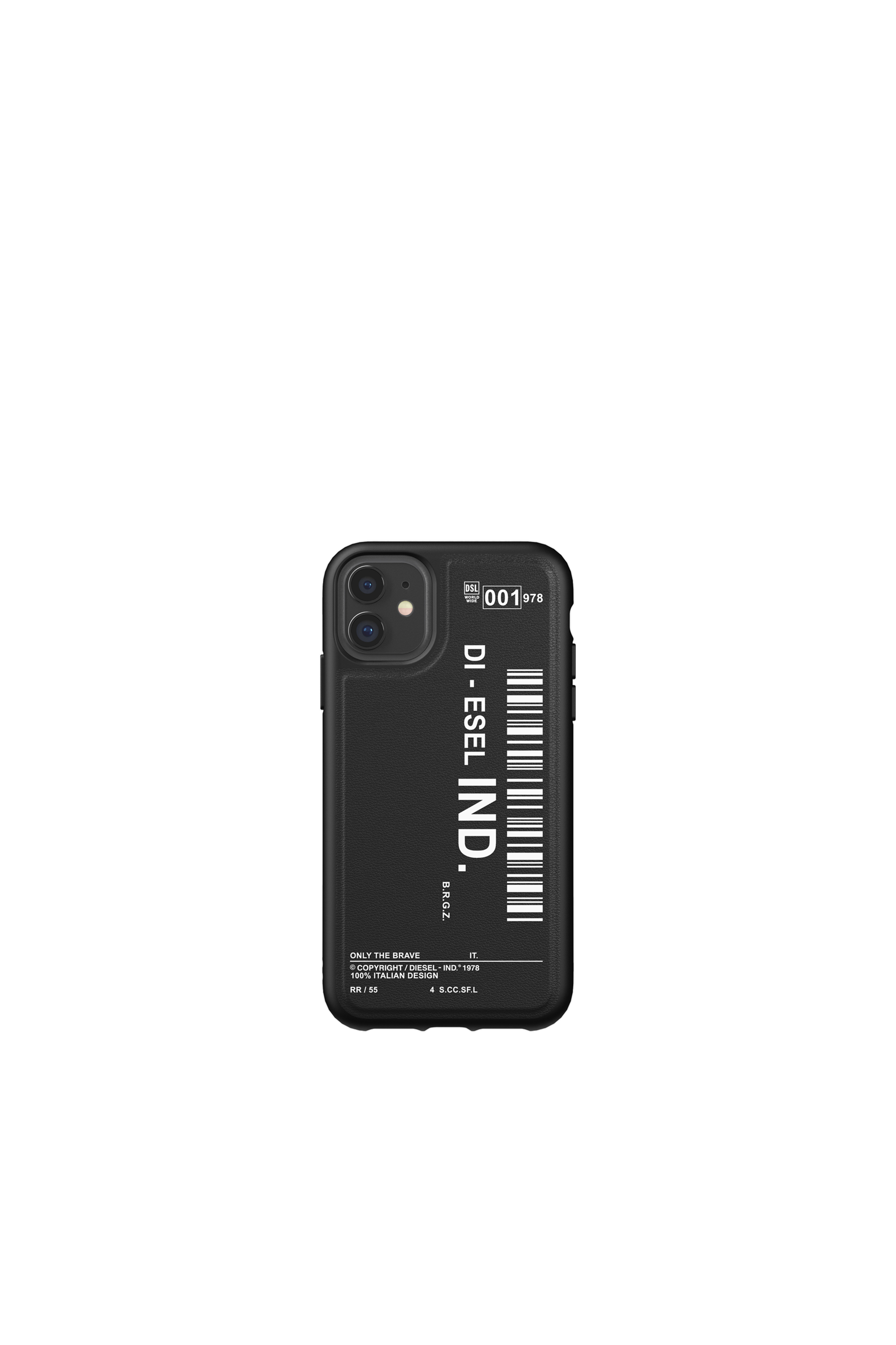 Diesel - 42103 STANDARD CASE, Unisex's TPU moulded case for iPhone 11 in Black - 2