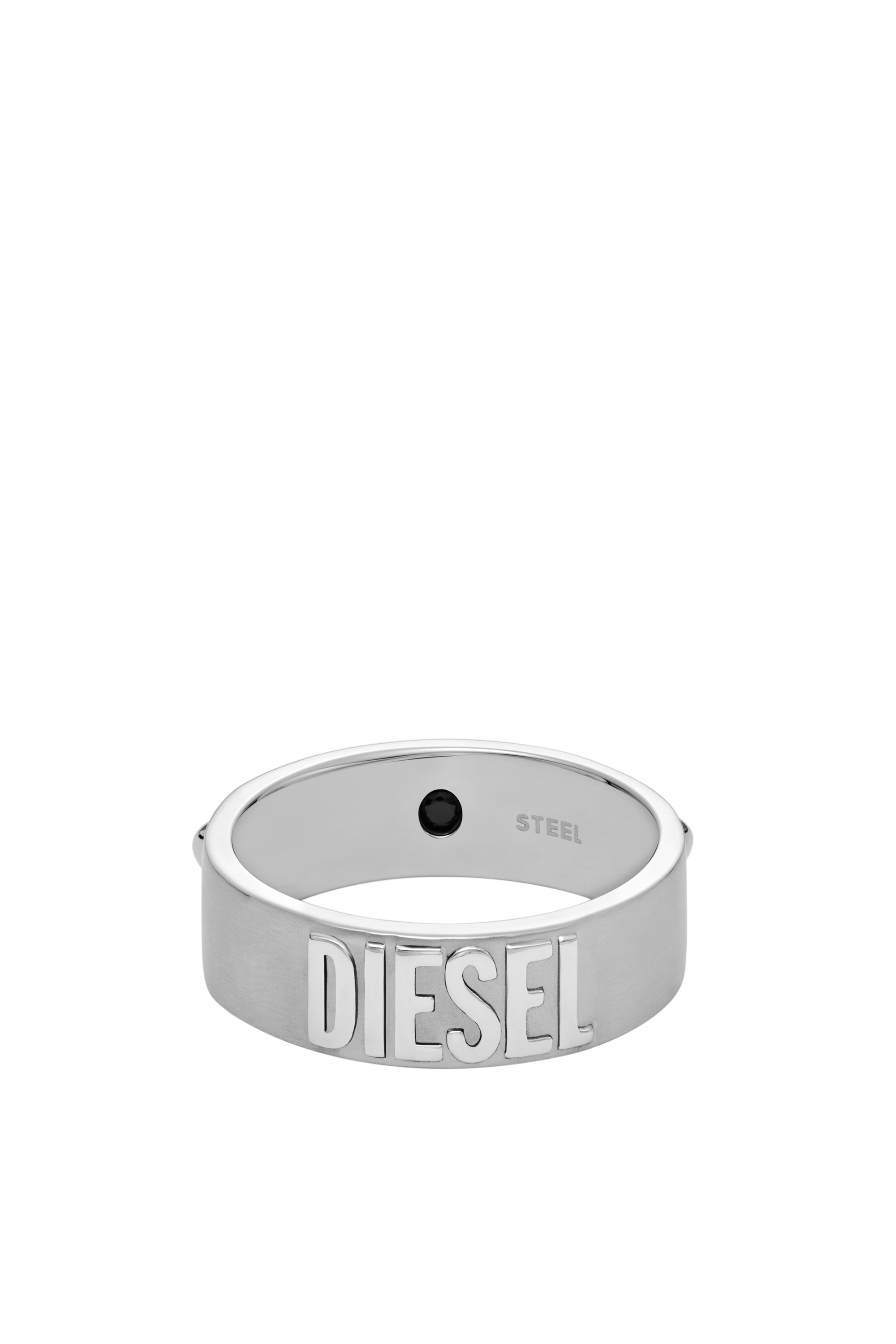 Diesel - DX1449, Unisex's Stainless Steel Band Ring in Silver - 1