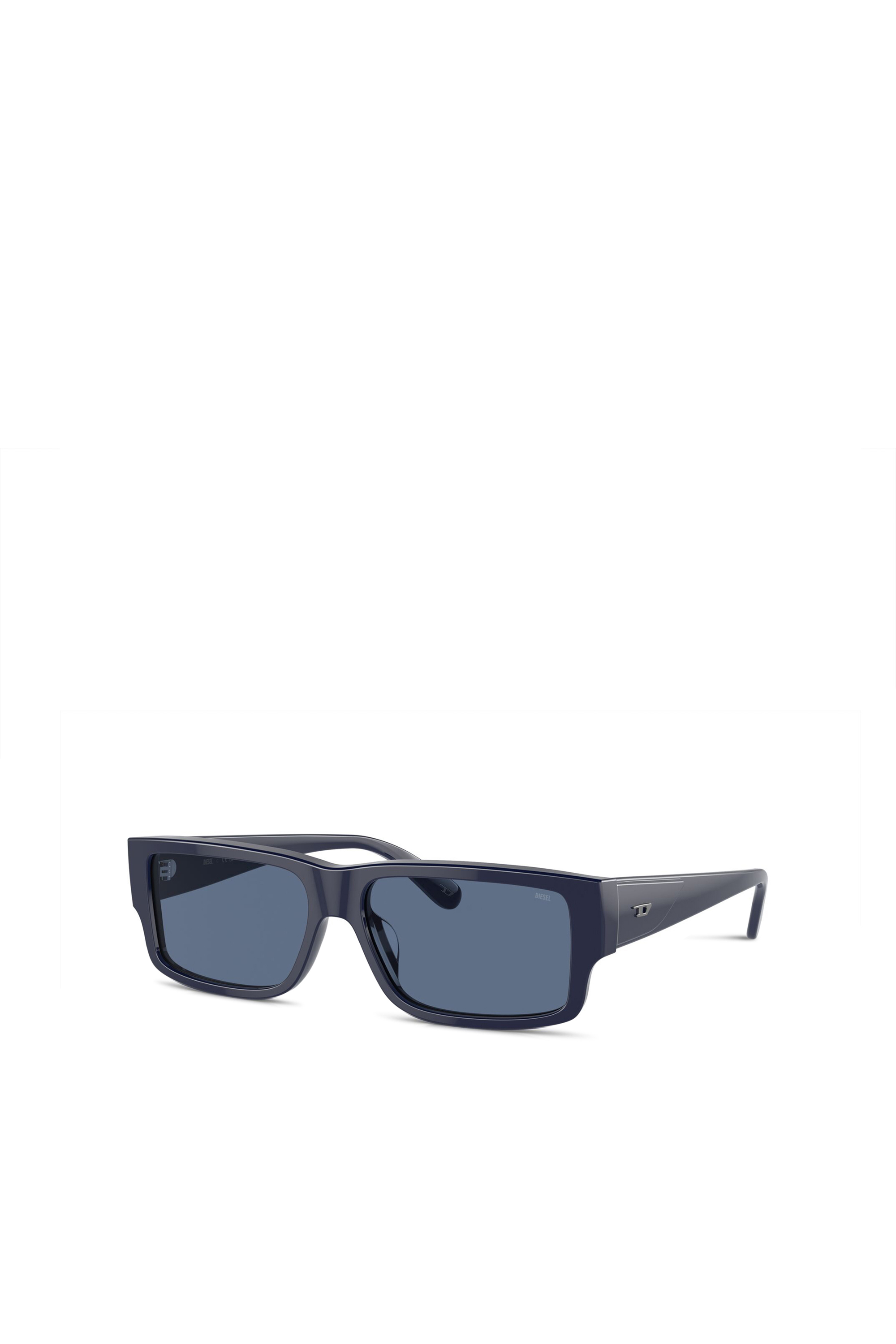 Diesel - 0DL2003 SIZE 57, Man's Rectangle sunglasses in Blue - 1