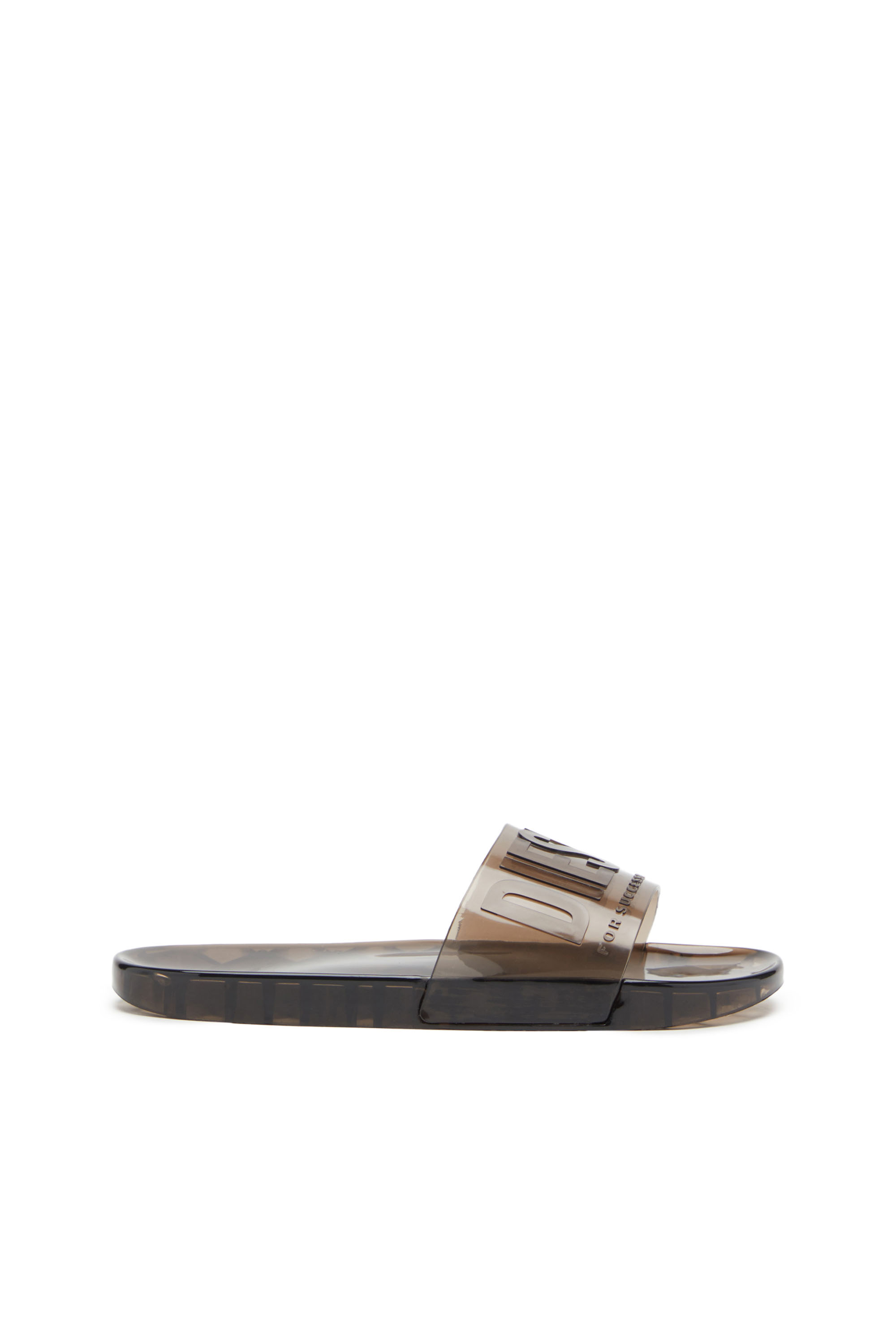 Diesel - SA-KARAIBI GL X, Woman's Sa-Karaibi-Pool slides in clear PVC in Black - 1