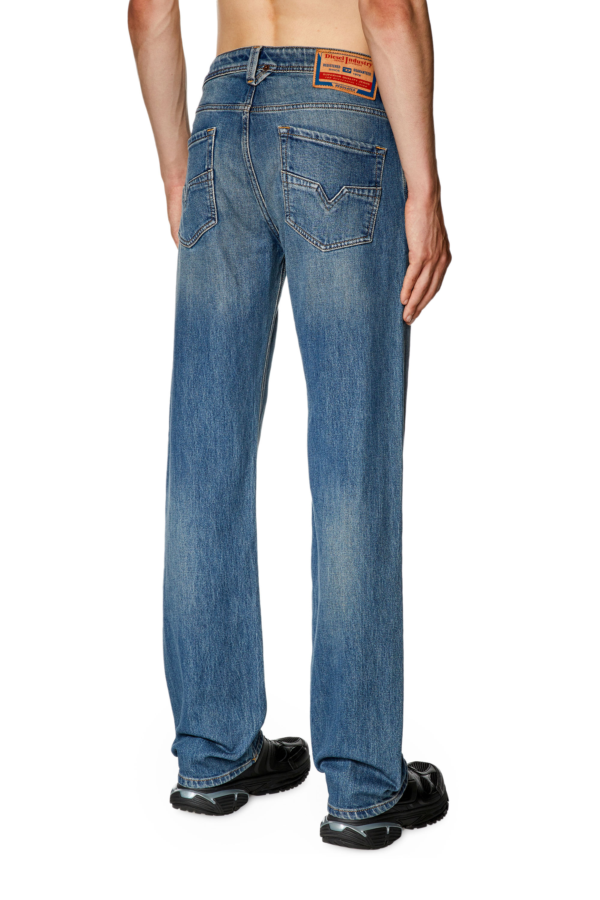 Diesel - Man's Straight Jeans 1985 Larkee 09F88, Medium blue - 4
