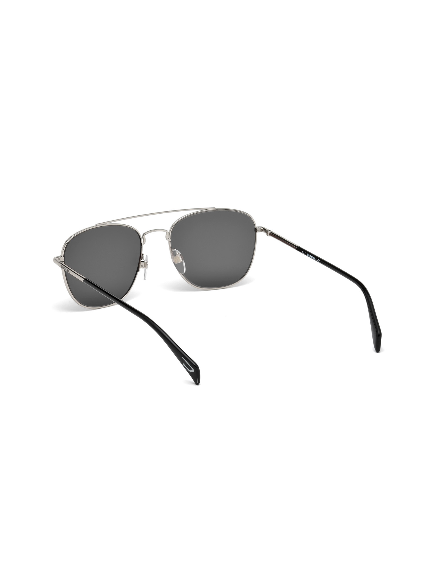Diesel - DM0194, Man's Metal temple eyewear with double bridge in Silver - 3