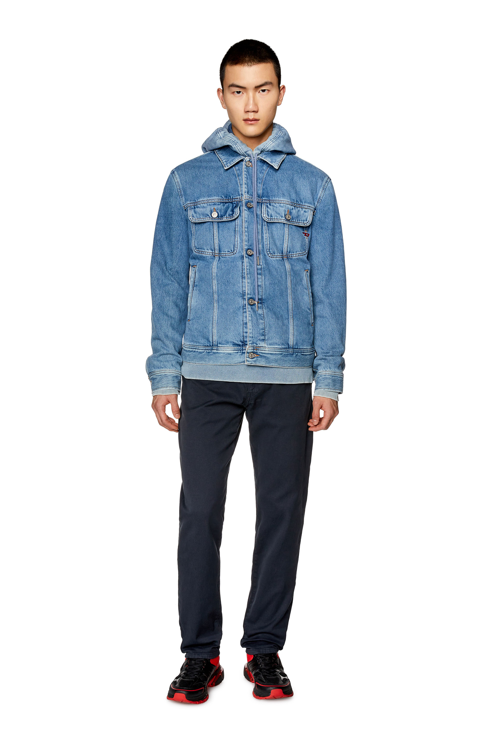 Diesel - Man's Slim 2060 D-Strukt Joggjeans® 068DY, Blue - 2