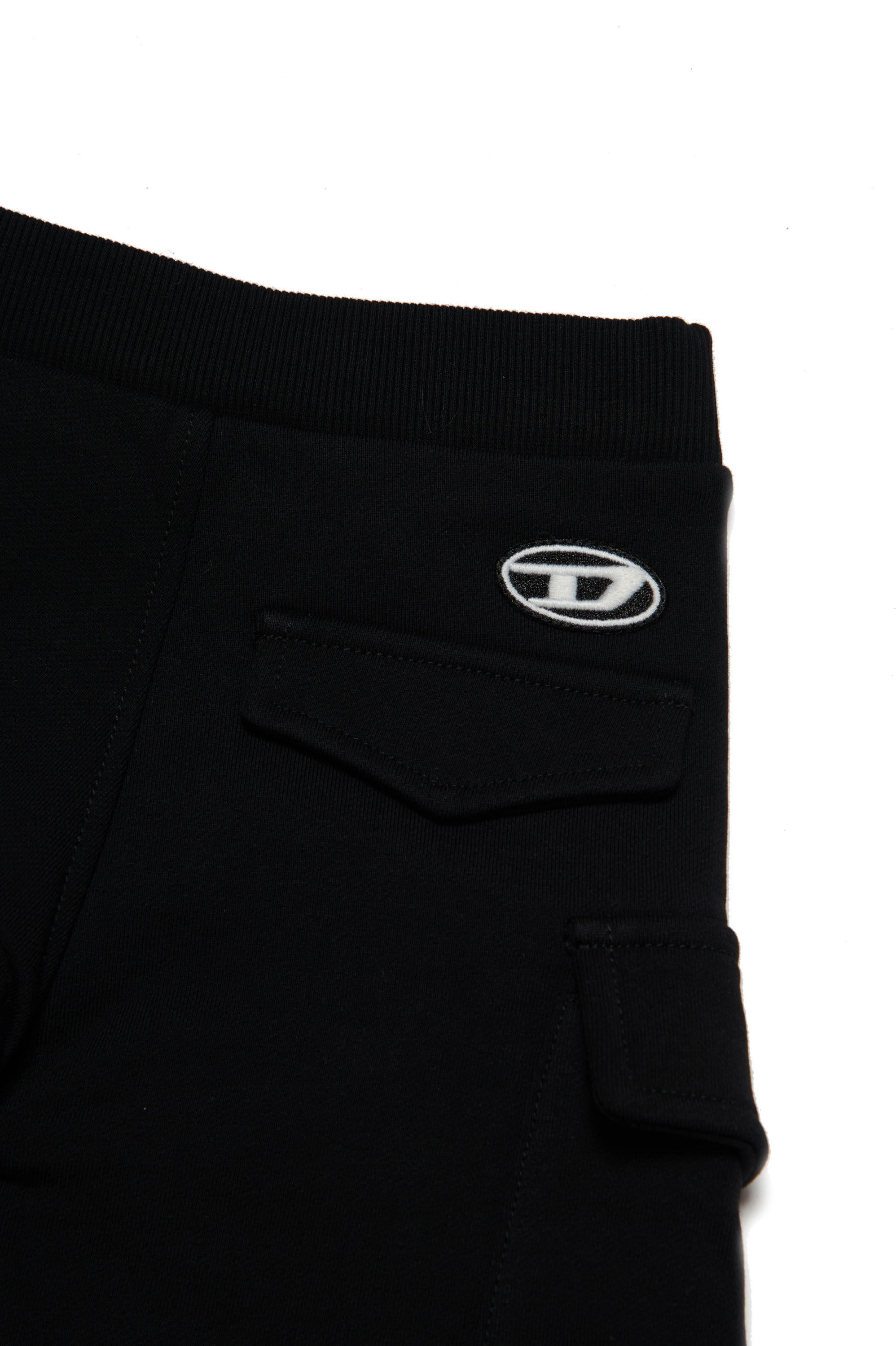 Diesel - PBLOB, Man's Cotton cargo sweatpants in Black - 3