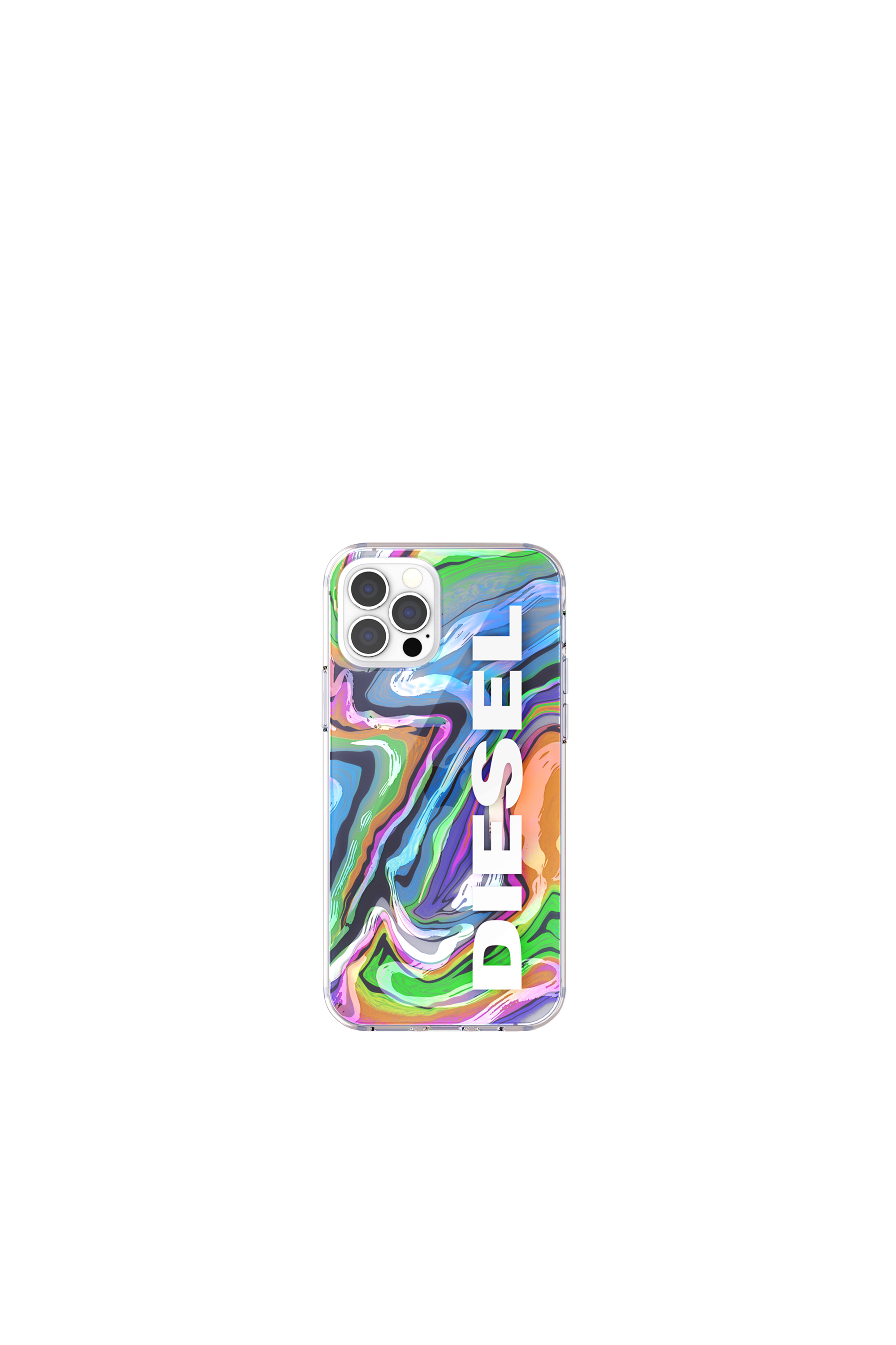 Diesel - 44315  STANDARD CASES, Unisex's Clear case digital holographic for iPhone 12 / 12 Pro in Multicolor - 2