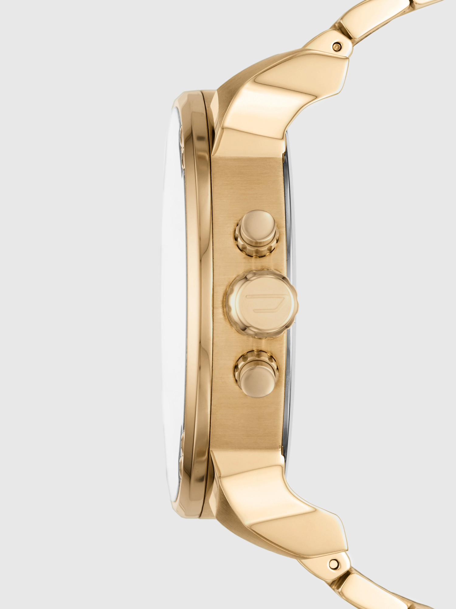 Diesel - DZ7399, Man's Mr. Daddy 2.0 gold-tone watch with detailed dial, 57 mm in Gold - 2