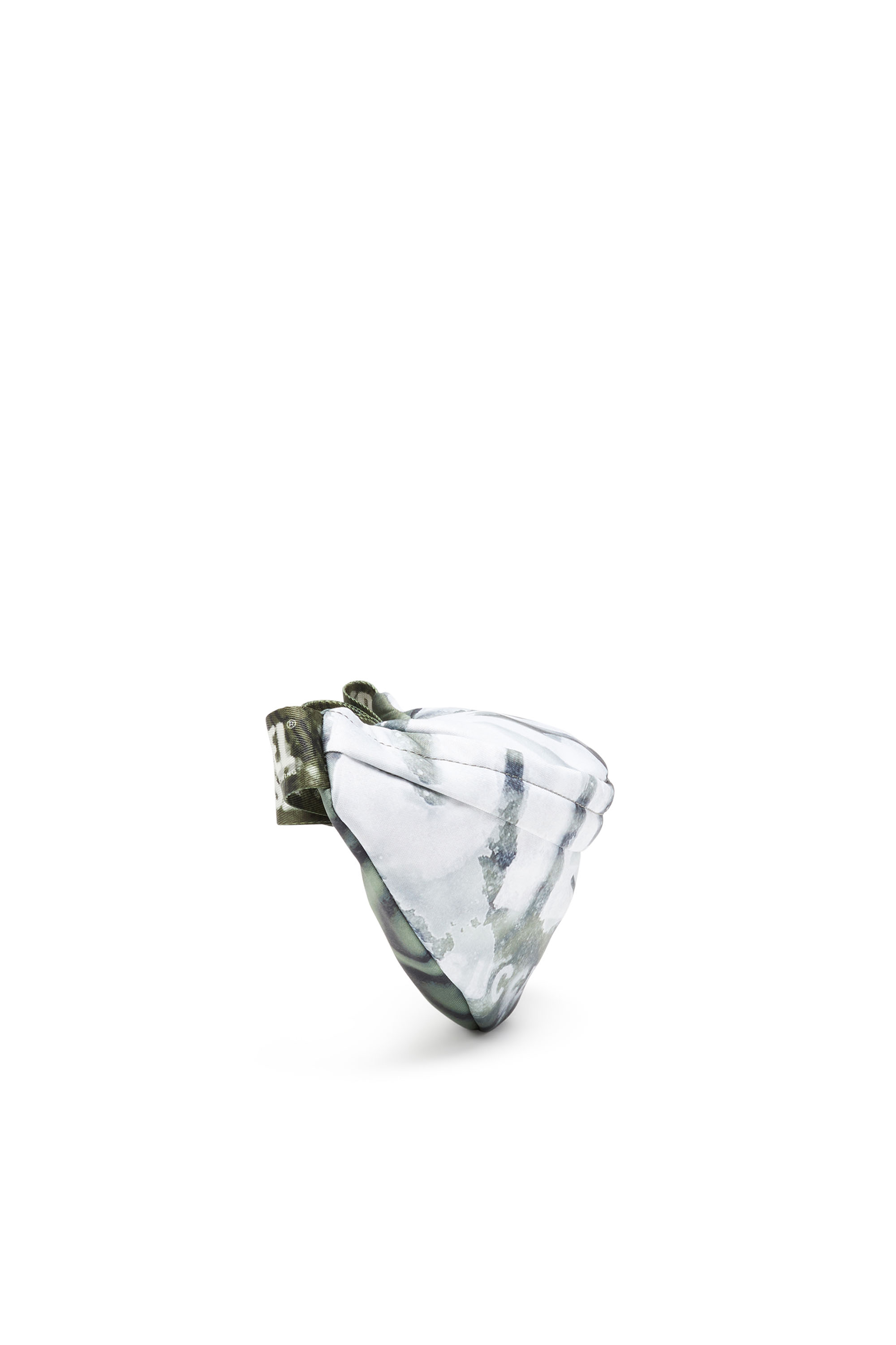 Diesel - RAVE BELTBAG X, Unisex's Rave-Belt bag with wet-effect camo print in Green/White - 3