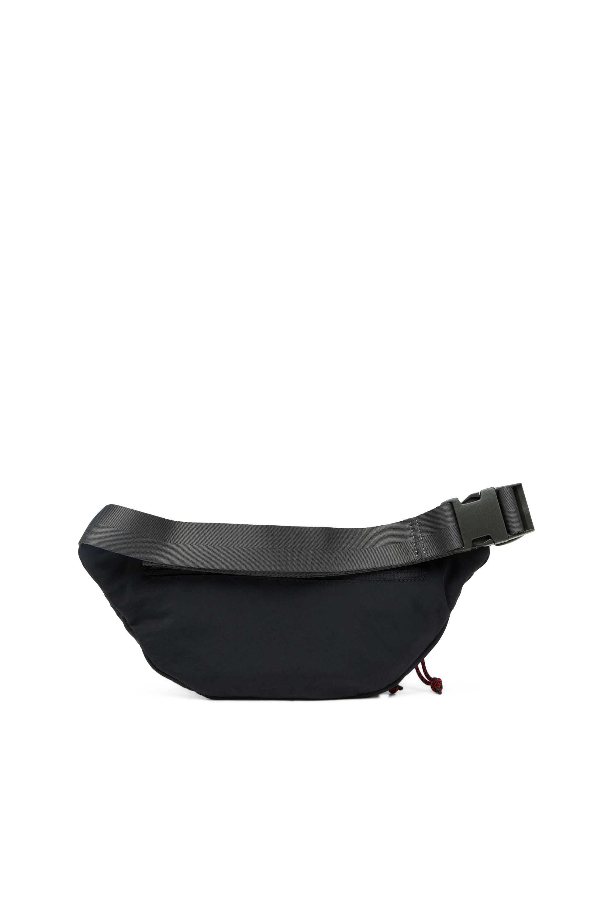 Diesel - RAVE BELTBAG X, Man's Rave Beltbag X - Belt bag in washed recycled fabric in Black - 2