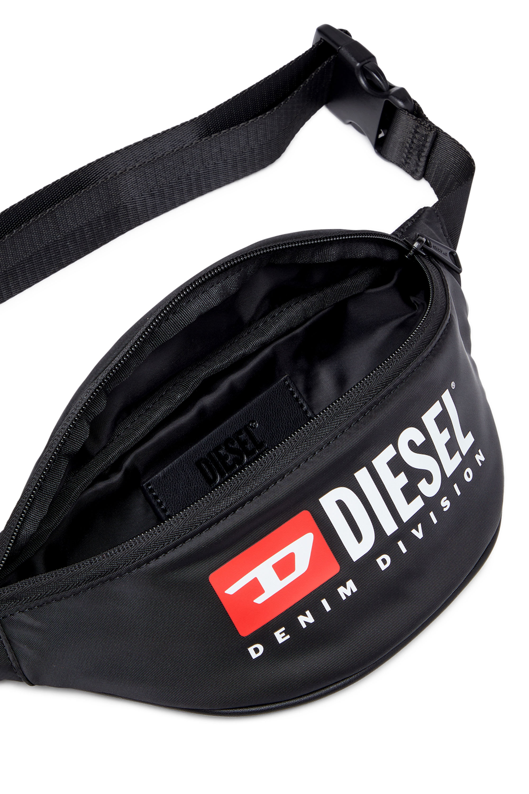 Diesel - RINKE BELTBAG, Man's Rinke Beltbag - Belt bag in technical fabric with logo in Black - 4