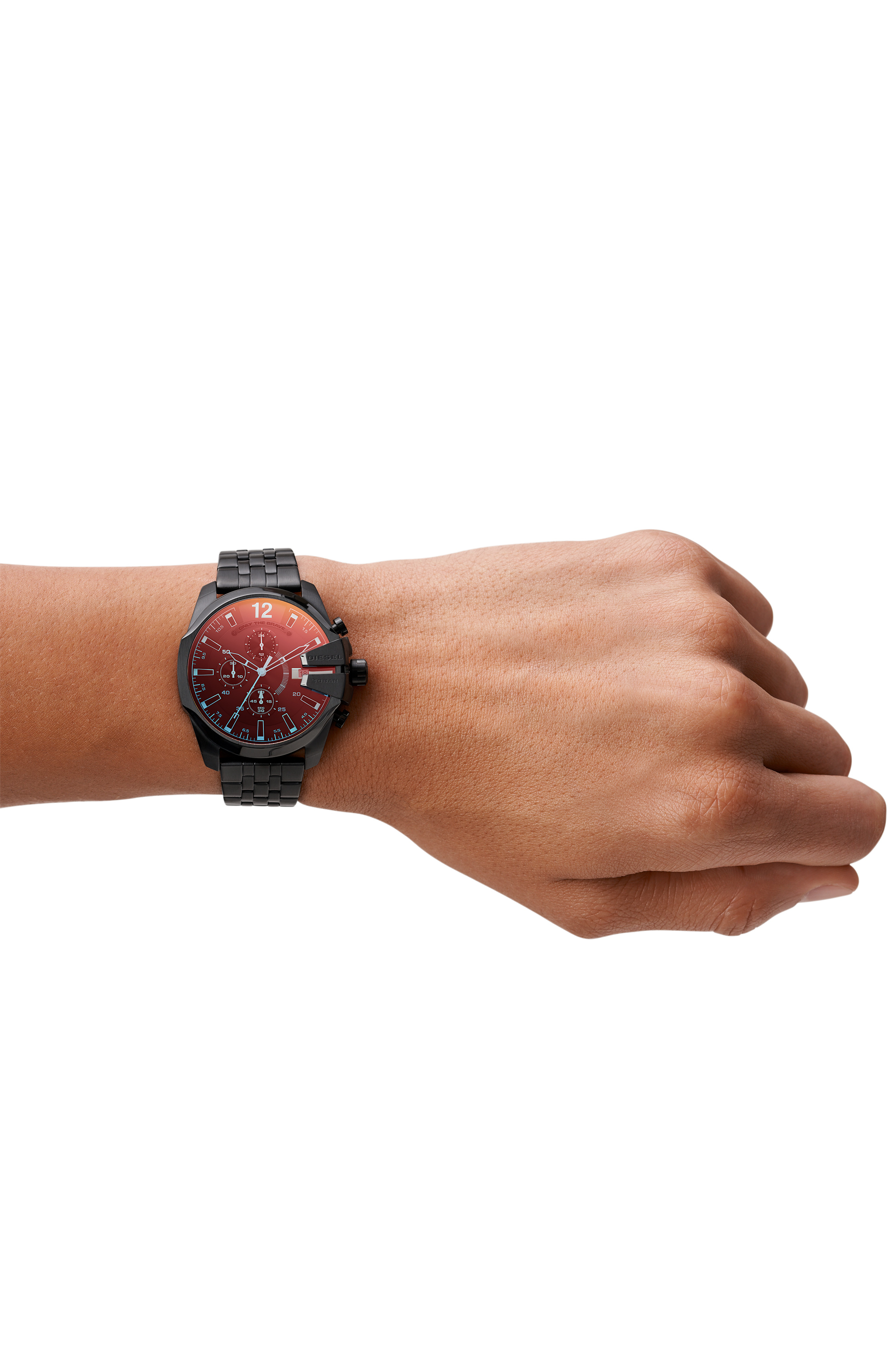 Diesel - DZ4566, Man's Baby Chief chronograph black stainless steel watch in Black - 4