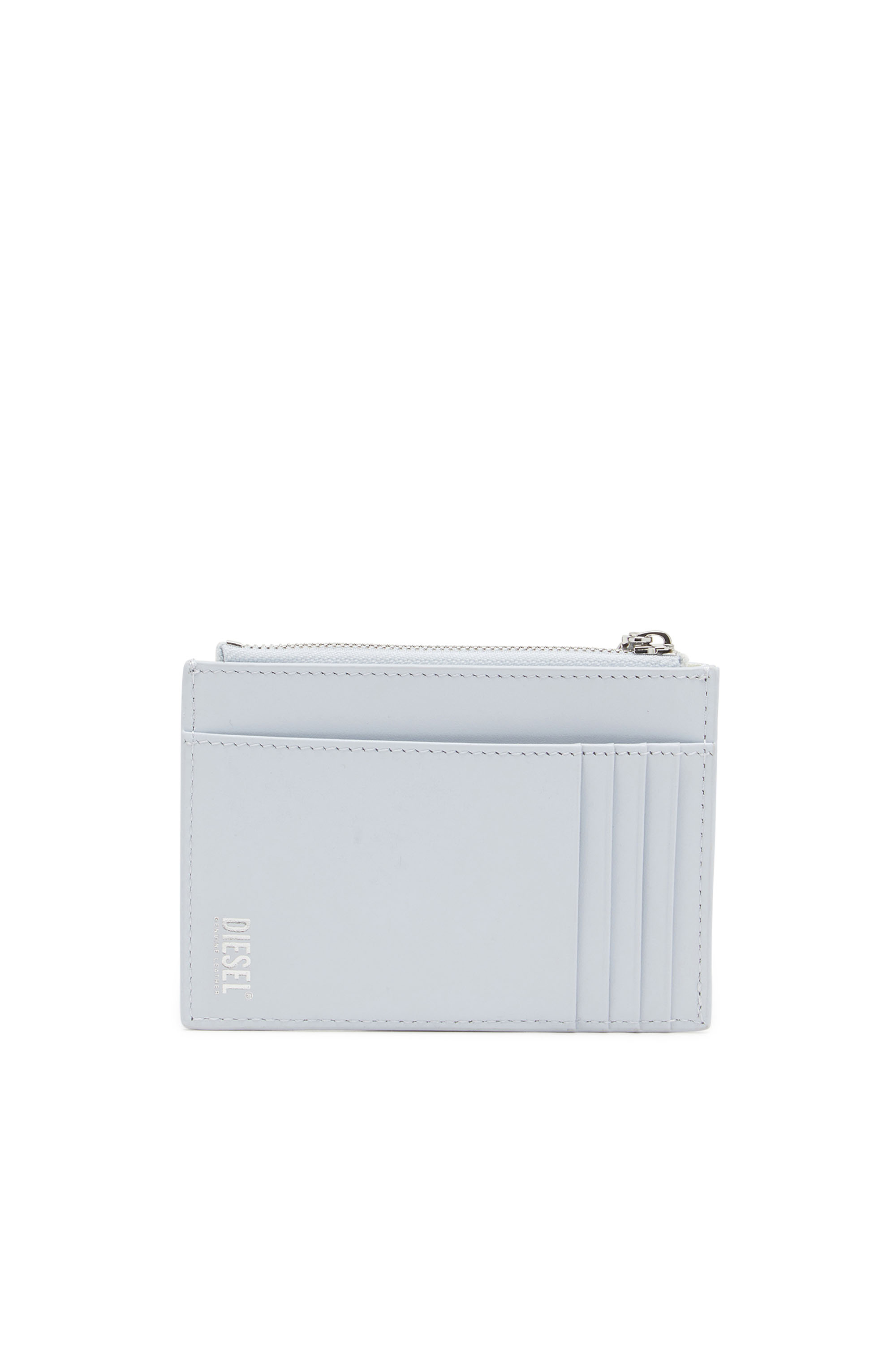 Diesel - 1DR CARD HOLDER I, Woman's Card holder in pastel leather in Light Blue - 2