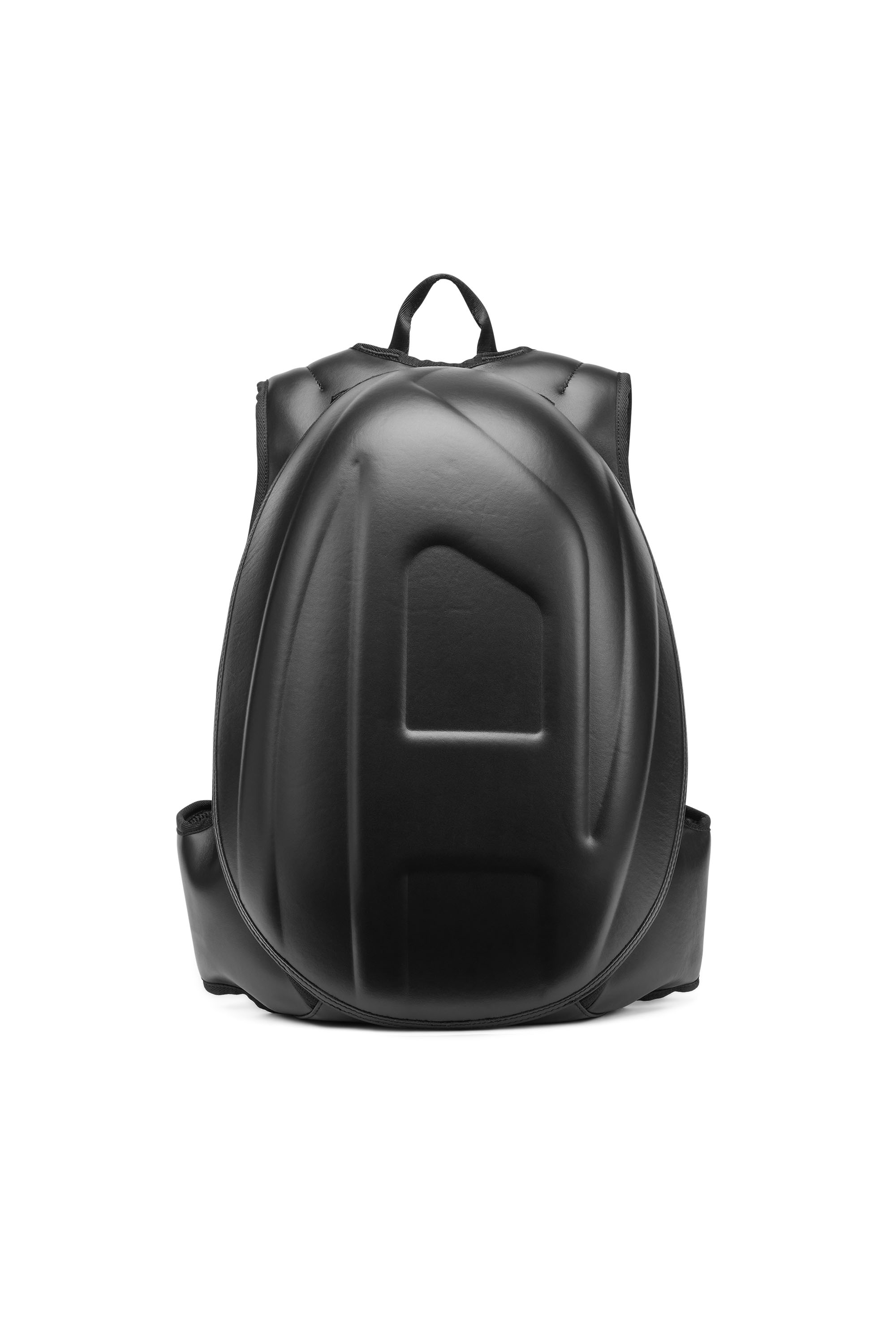 Diesel - 1DR-POD BACKPACK, Man's 1DR-Pod Backpack - Hard shell leather backpack in Black - 1