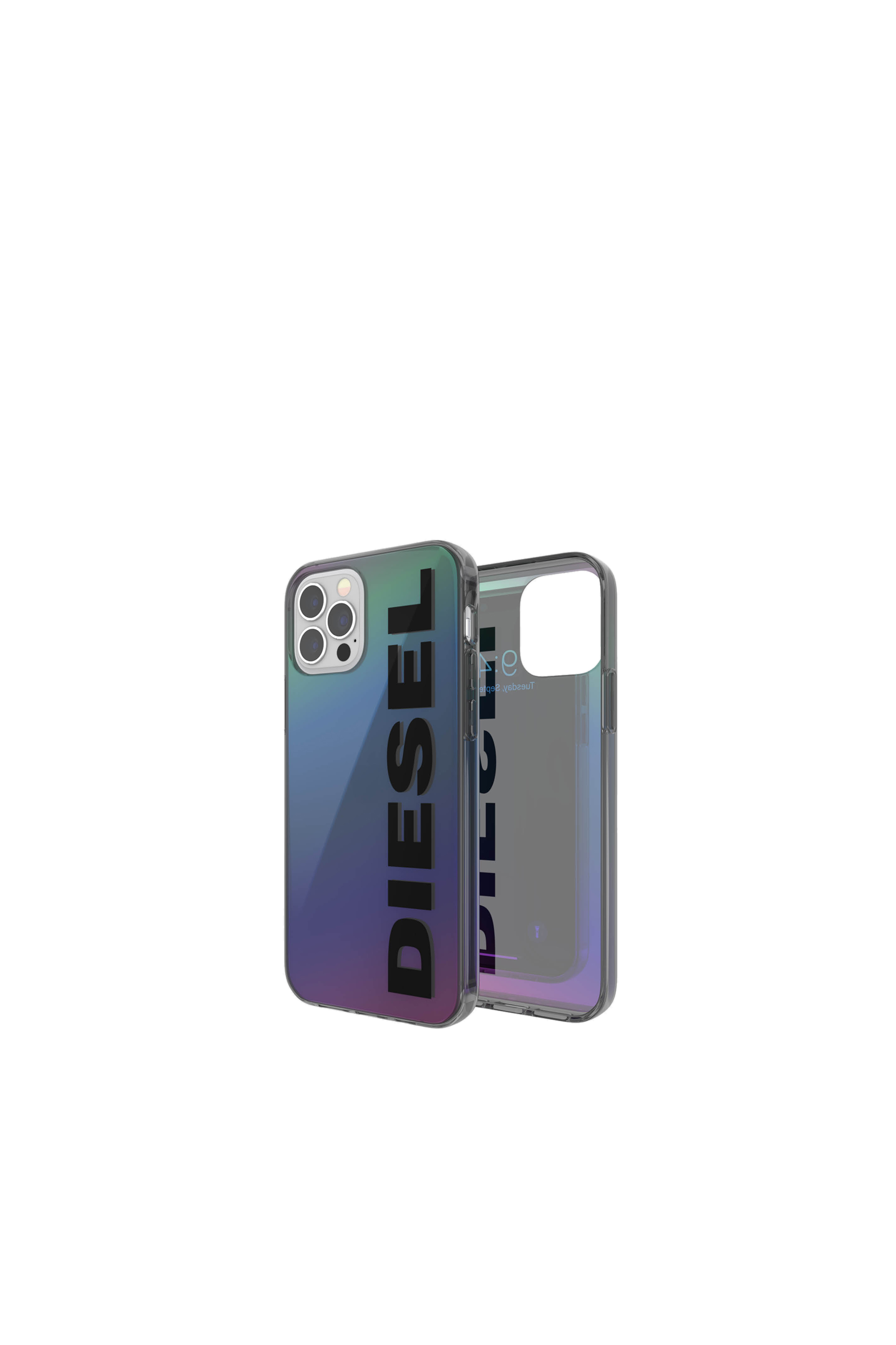 Diesel - 42573 STANDARD CASE, Unisex's Holographic TPU case for iPhone 12/12 Pro in Multicolor - 1