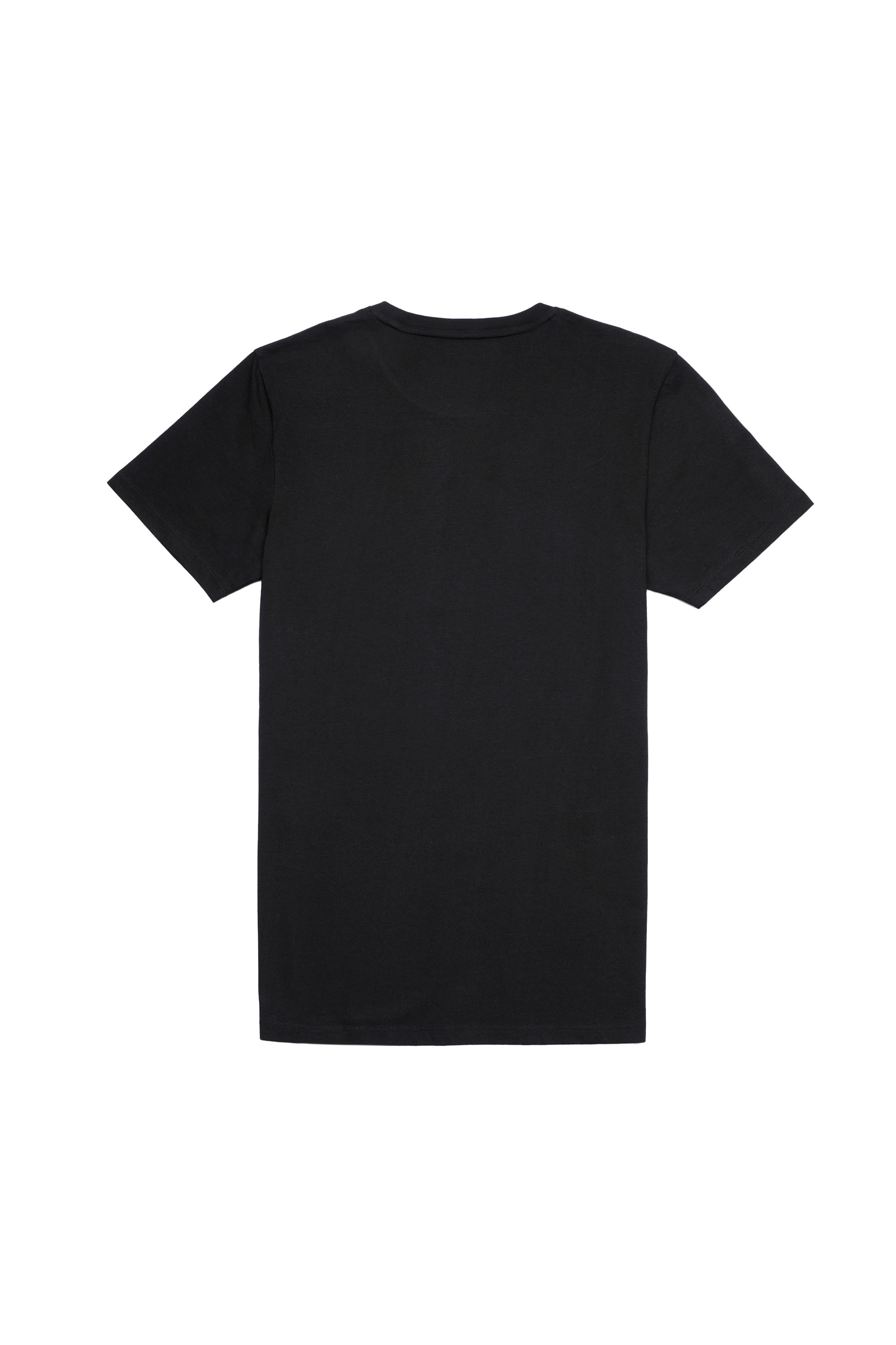 Diesel - UMTEE-RANDAL-TUBE-TWOPACK, Man's Two-pack of T-shirts with D patch in Black - 3