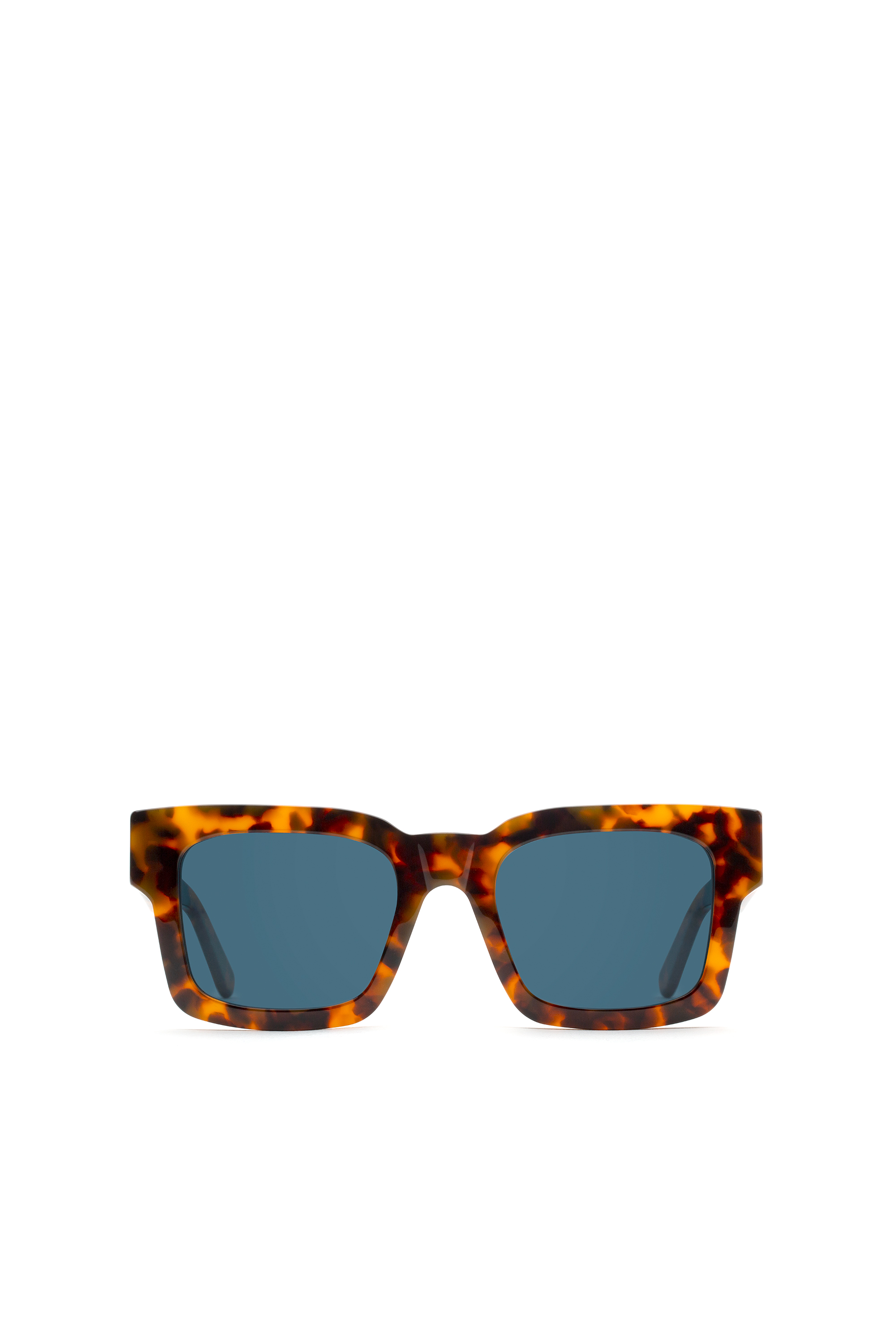 Diesel - DM0366, Unisex's Wide squared shape sunglasses in Brown - 1