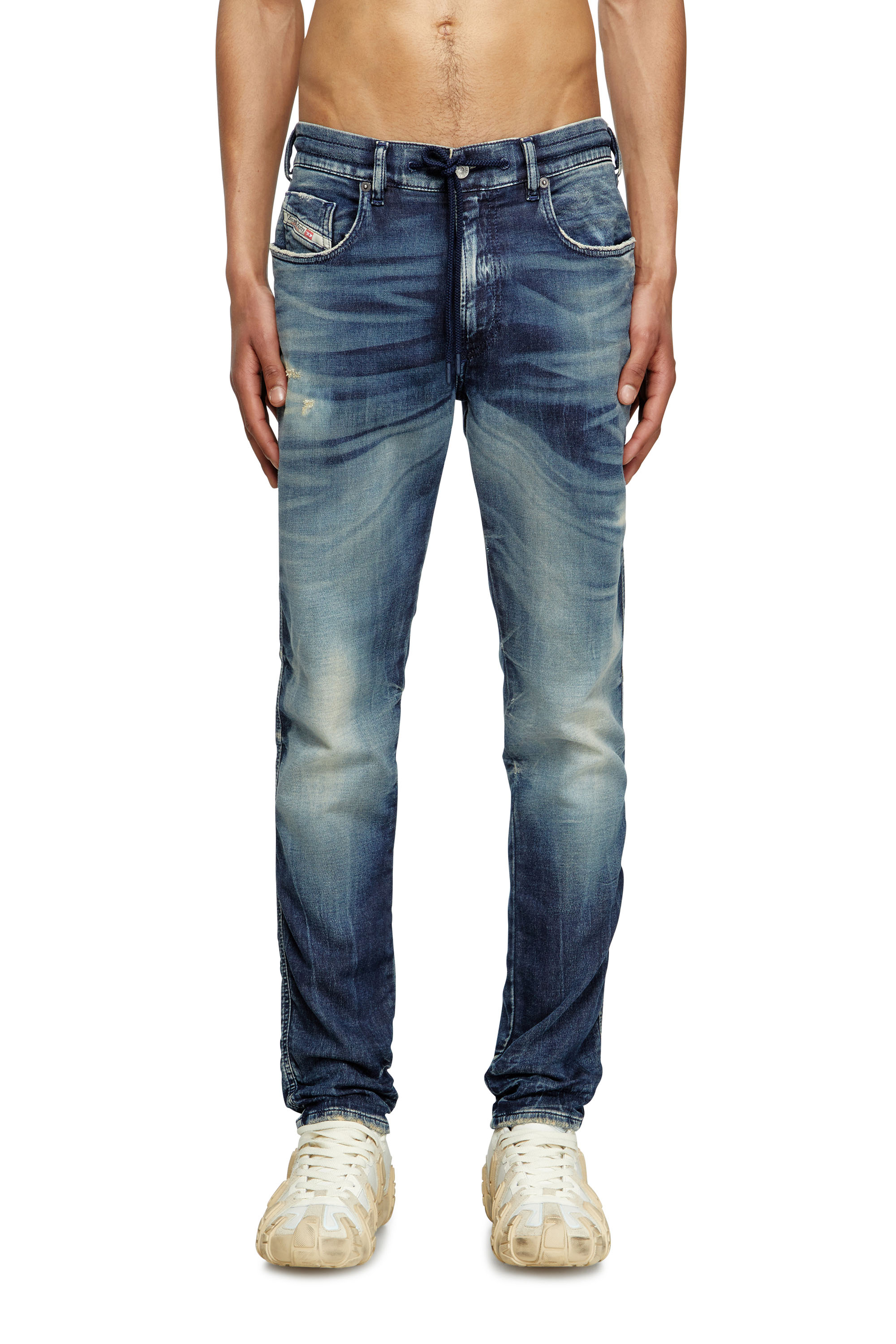 Diesel - Man's Slim 2060 D-Strukt Joggjeans® 068RZ, Dark Blue - 1